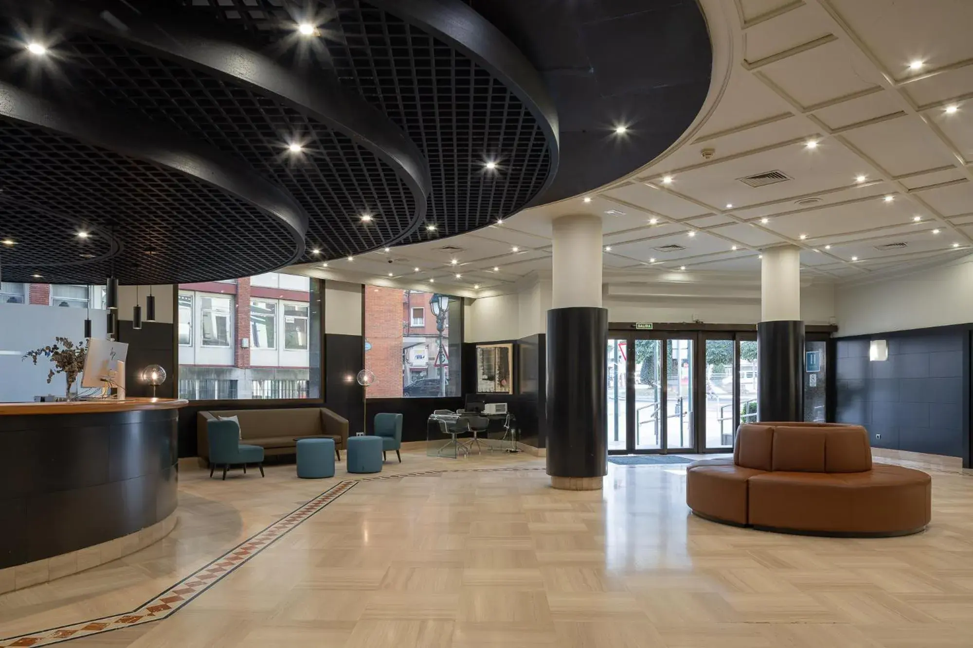 Lobby or reception in Hotel Indautxu Lobby or reception in Hotel Indautxu