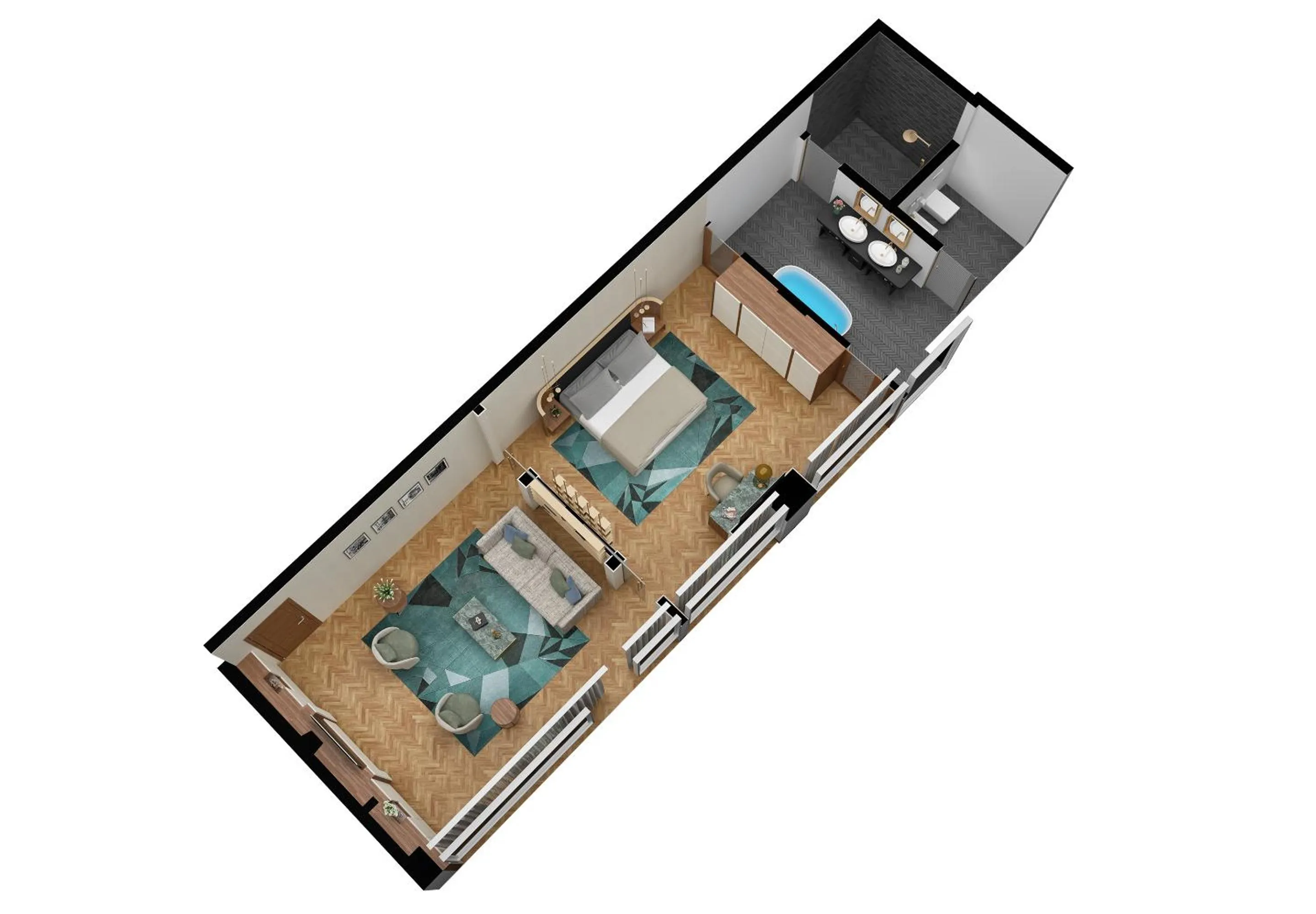 Floor plan in Casa Baglioni Milan - The Leading Hotels of the World