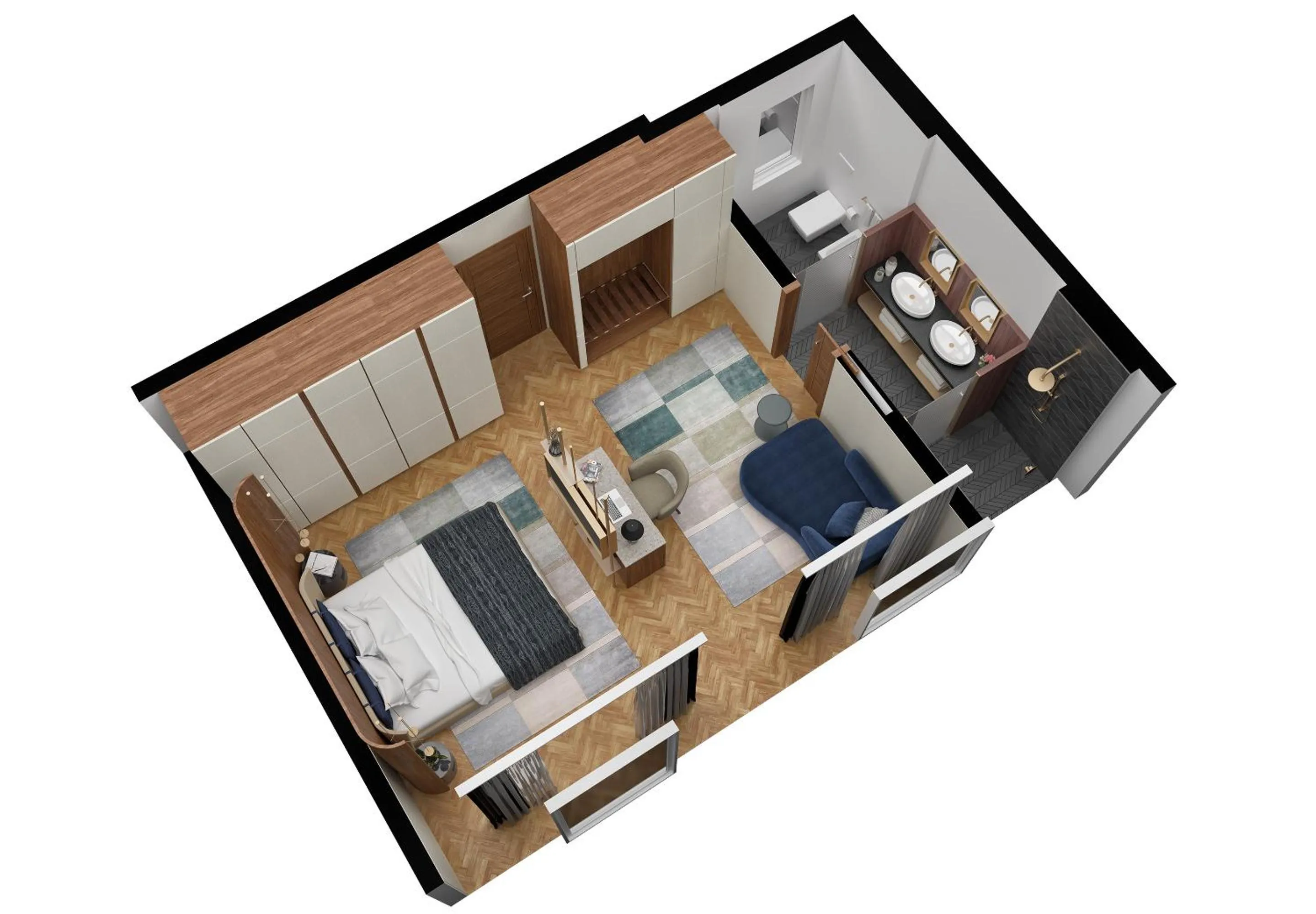 Floor plan in Casa Baglioni Milan - The Leading Hotels of the World