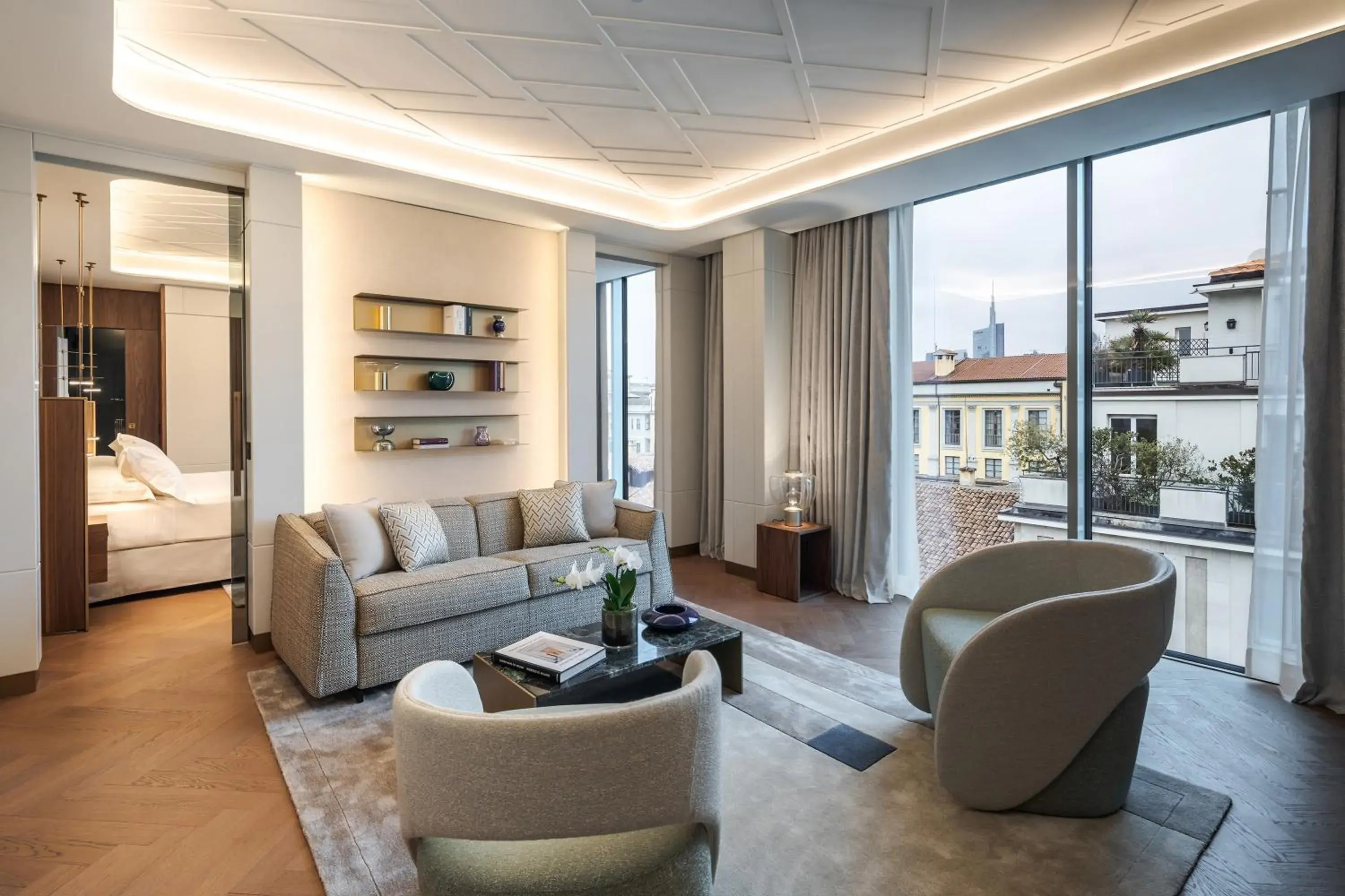 Living room in Casa Baglioni Milan - The Leading Hotels of the World Living room in Casa Baglioni Milan - The Leading Hotels of the World