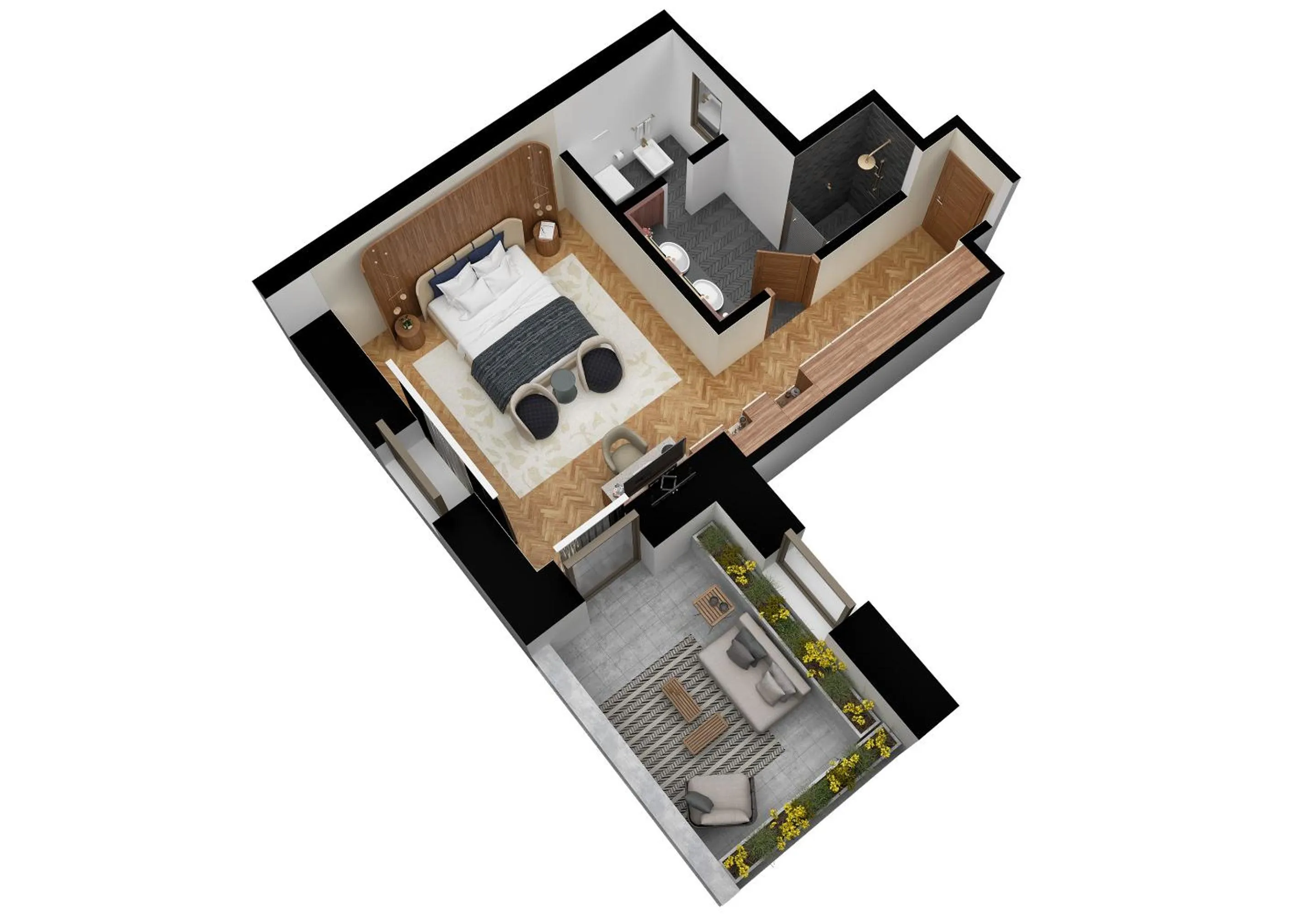 Floor plan in Casa Baglioni Milan - The Leading Hotels of the World