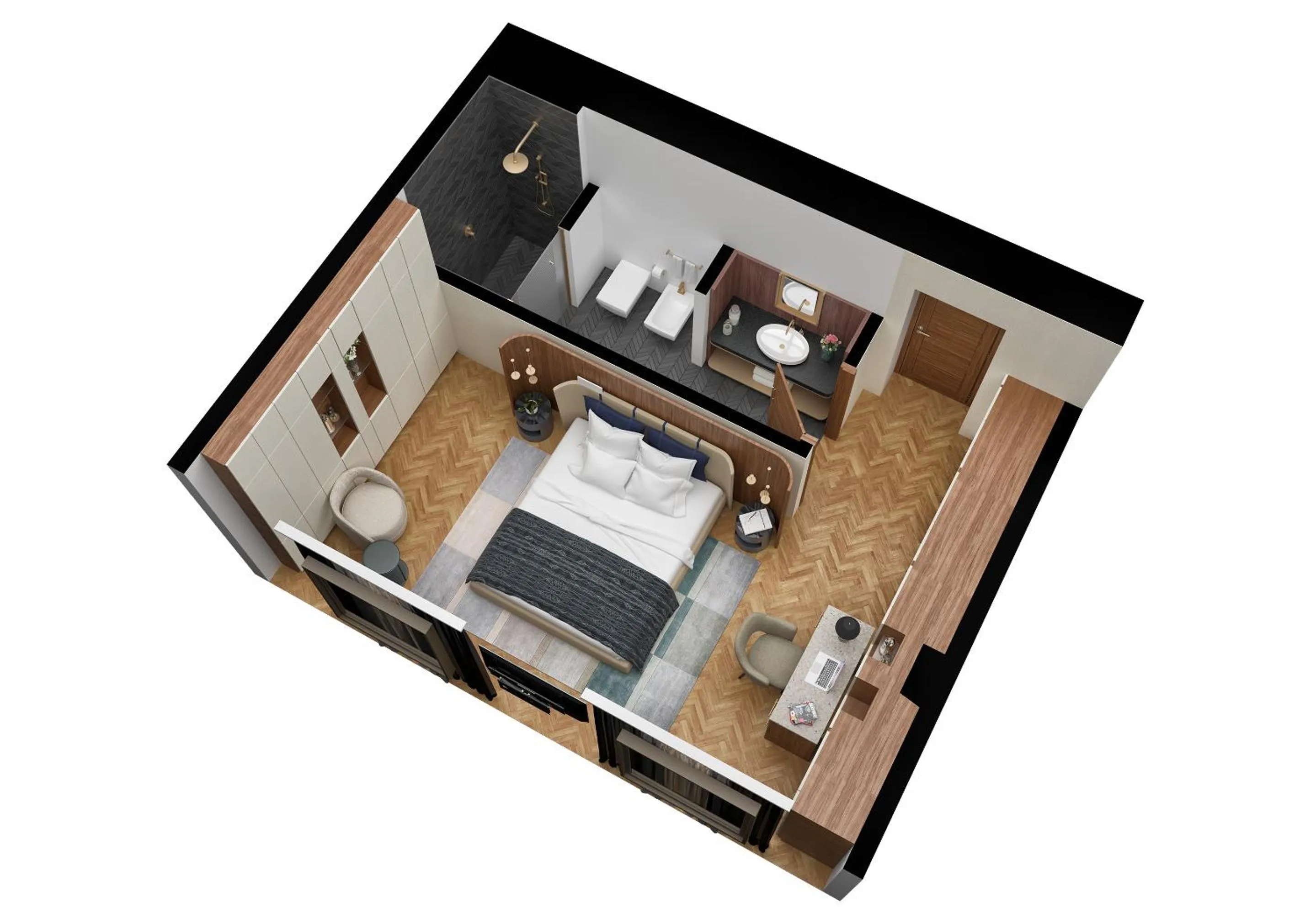 Floor plan in Casa Baglioni Milan - The Leading Hotels of the World