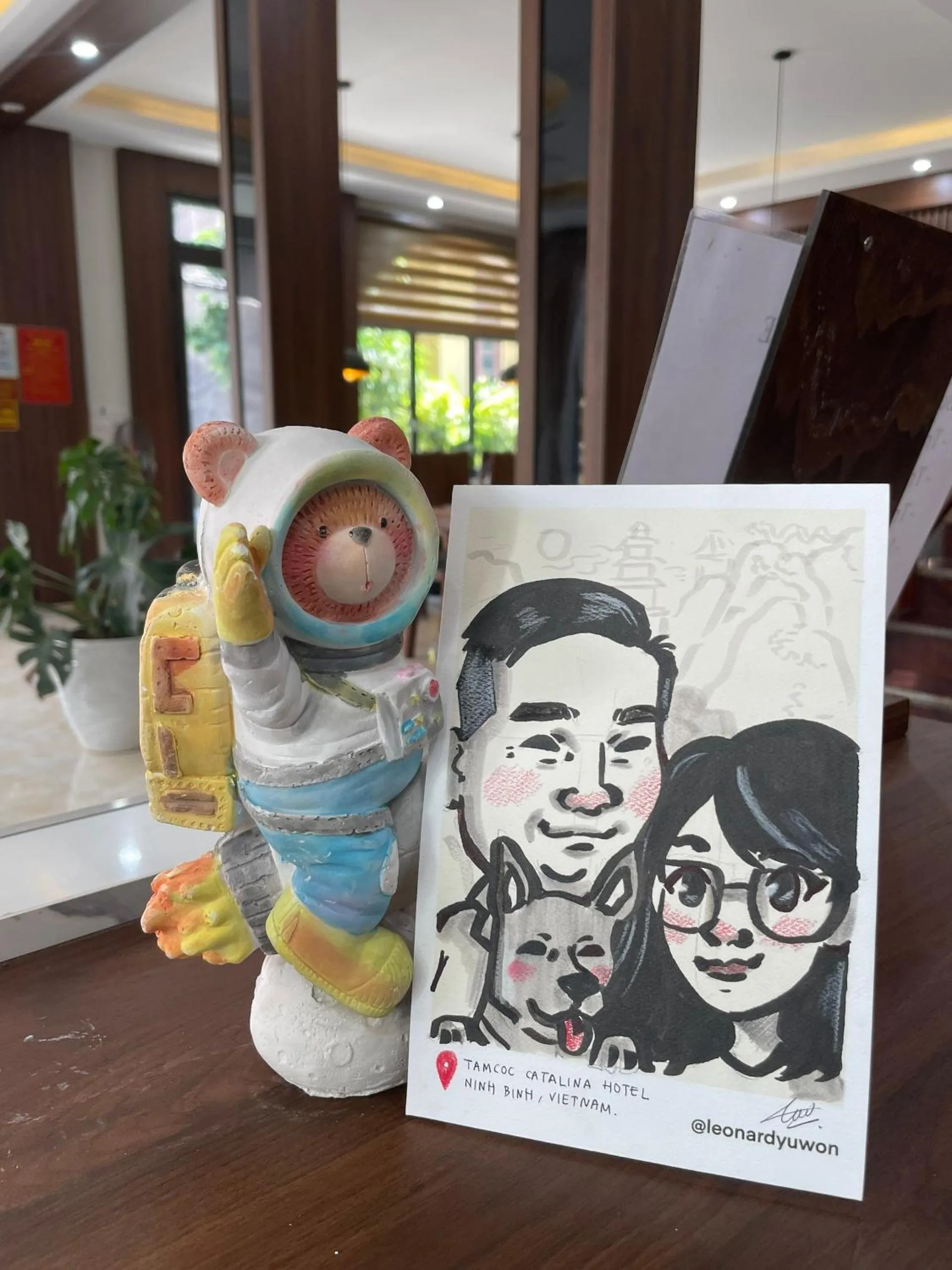 Decorative detail in Tamcoc Catalina Hotel By ANMS GROUP