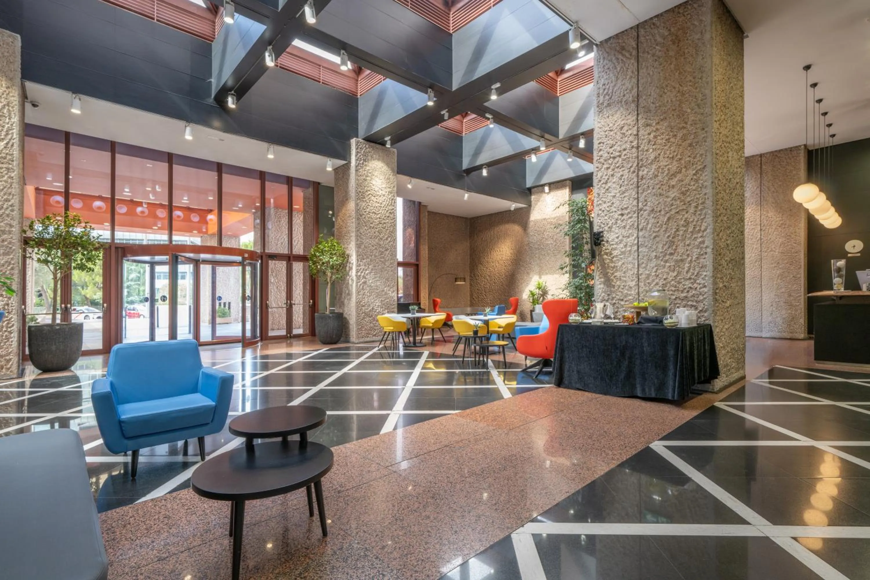 Lobby or reception in Eurostars Puerta Madrid