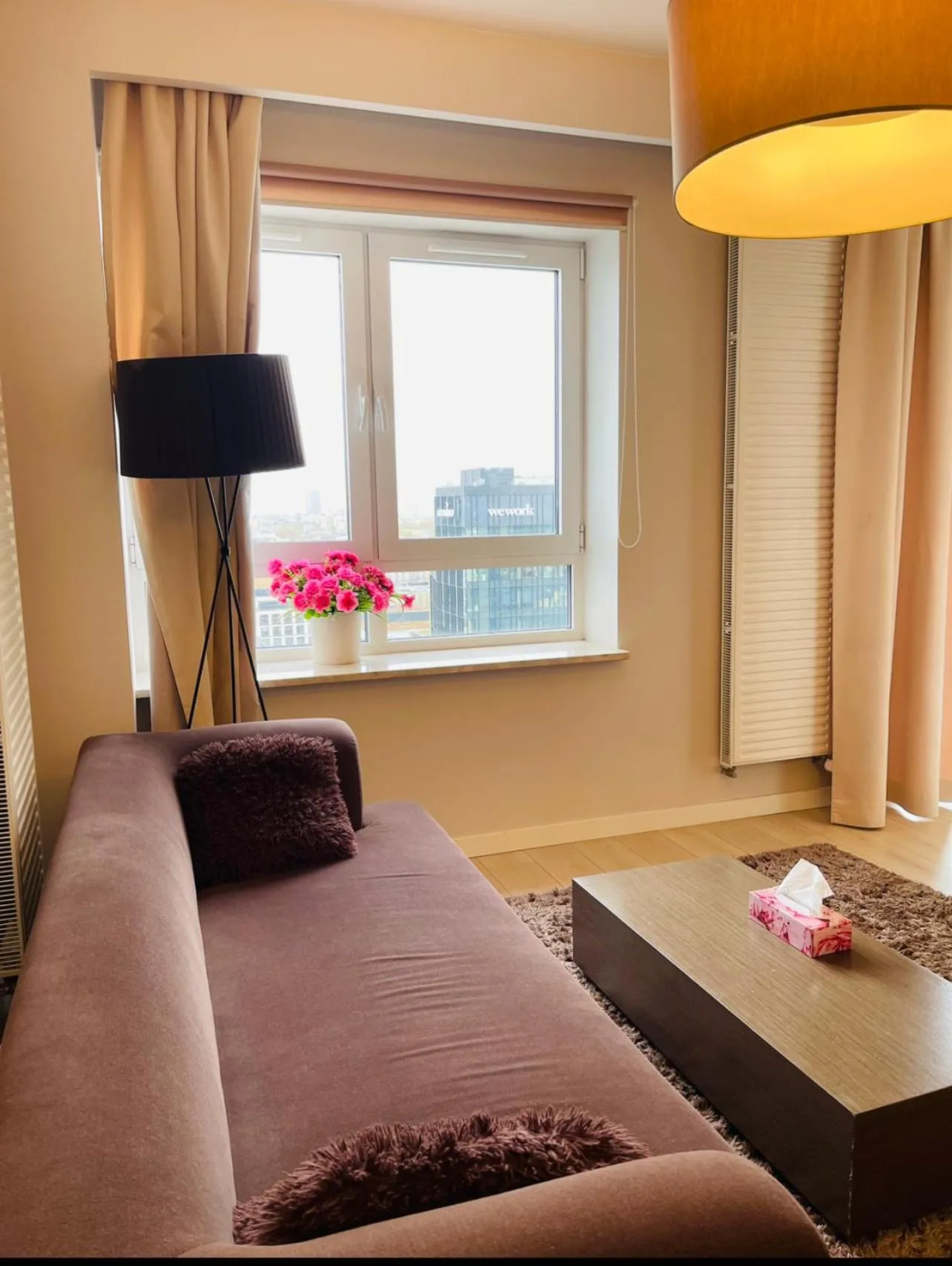 Seating area in City Centre Platinum Towers Apartment