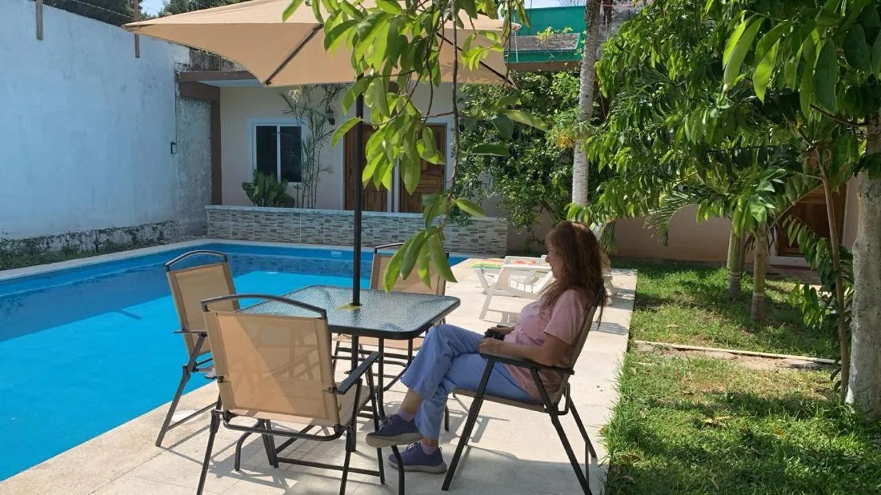 Pool view in Casa Terracota