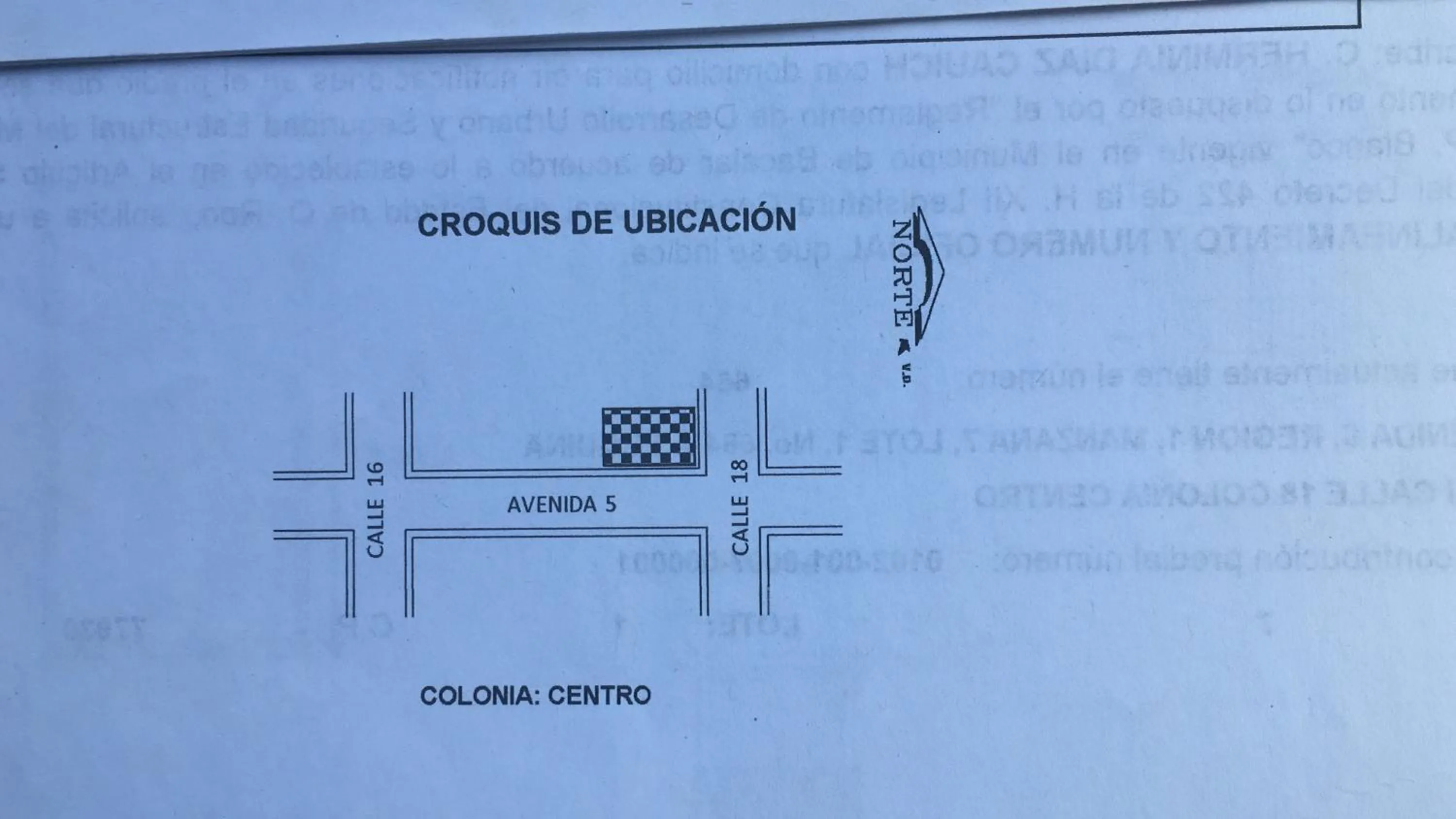 Floor plan in Casa Terracota