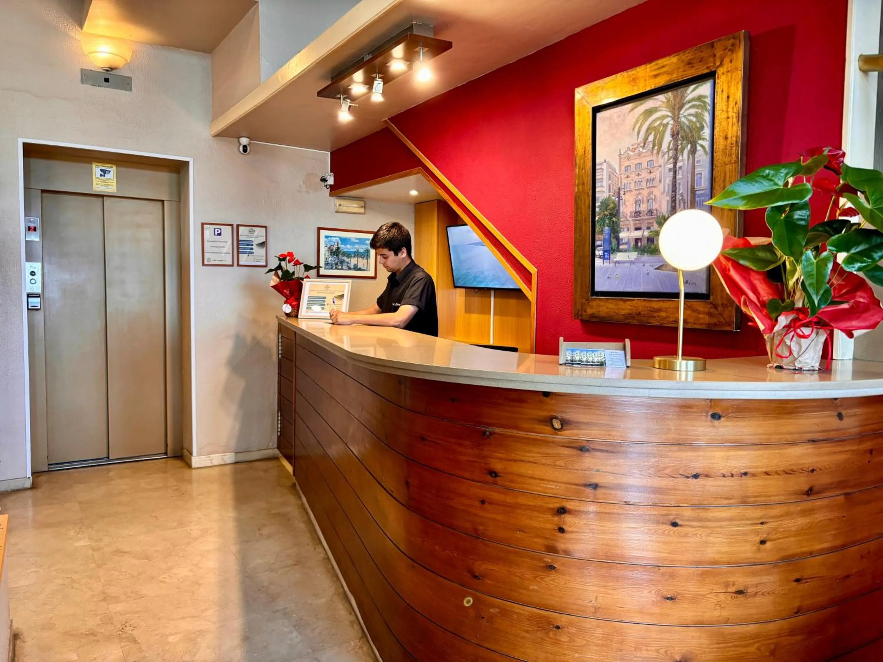 Lobby or reception in Hotel Celimar