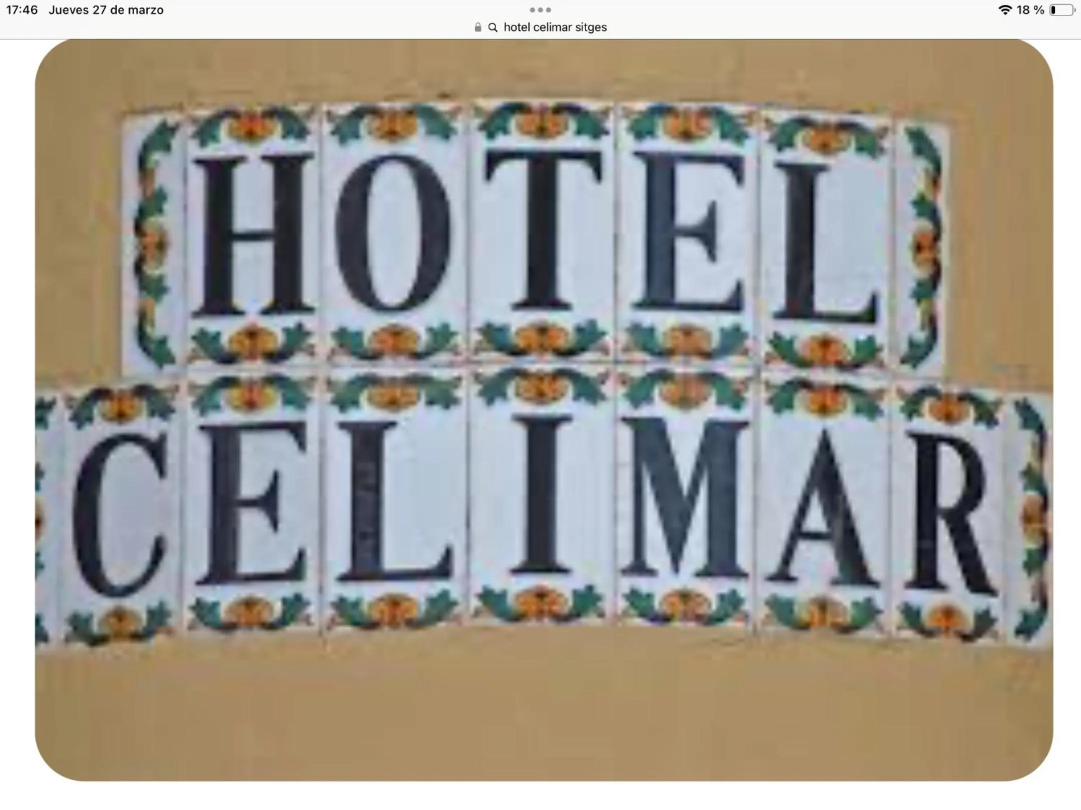 Property building in Hotel Celimar