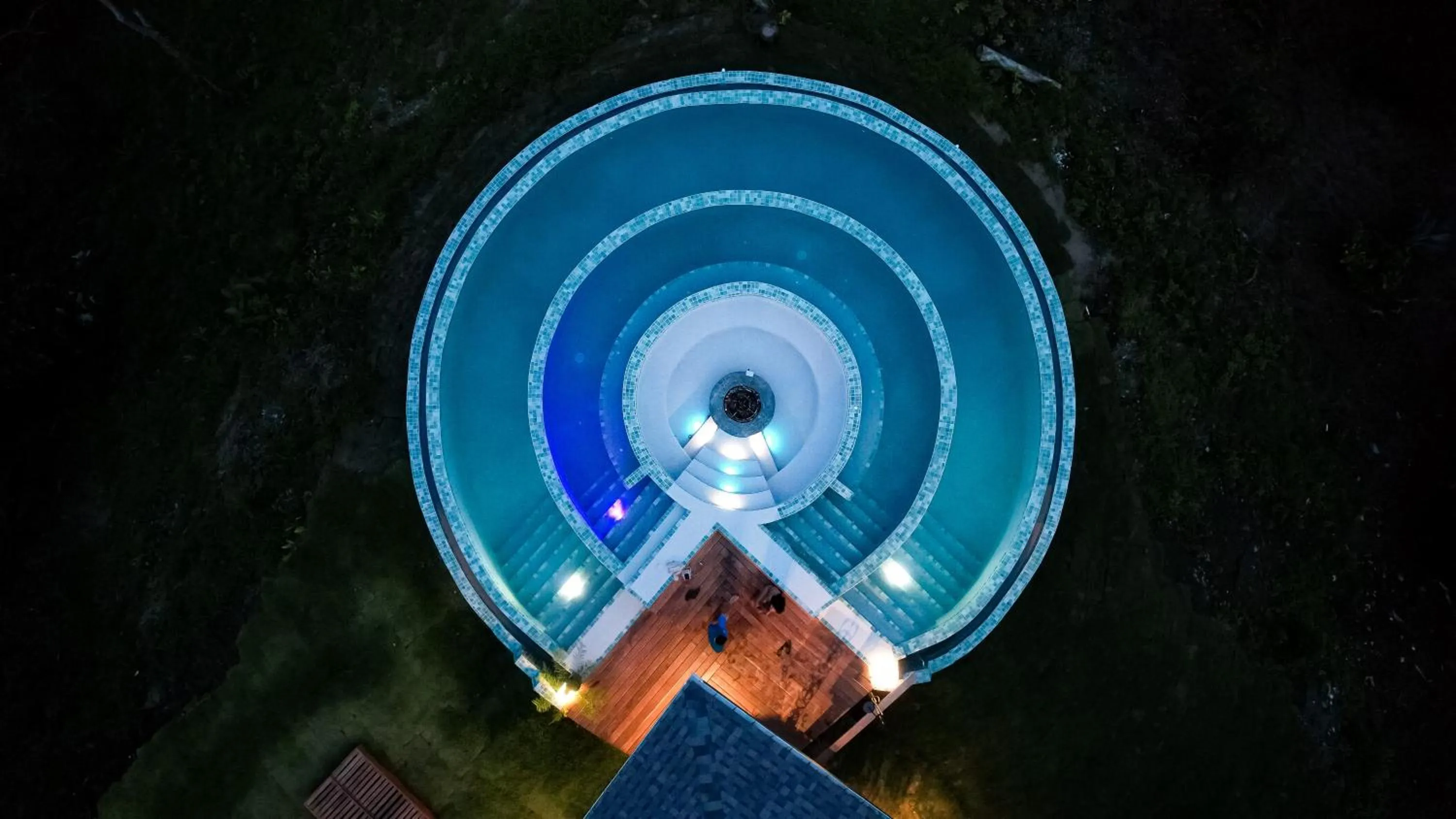 Pool view in Alaya Yoga & Surf & Retreat