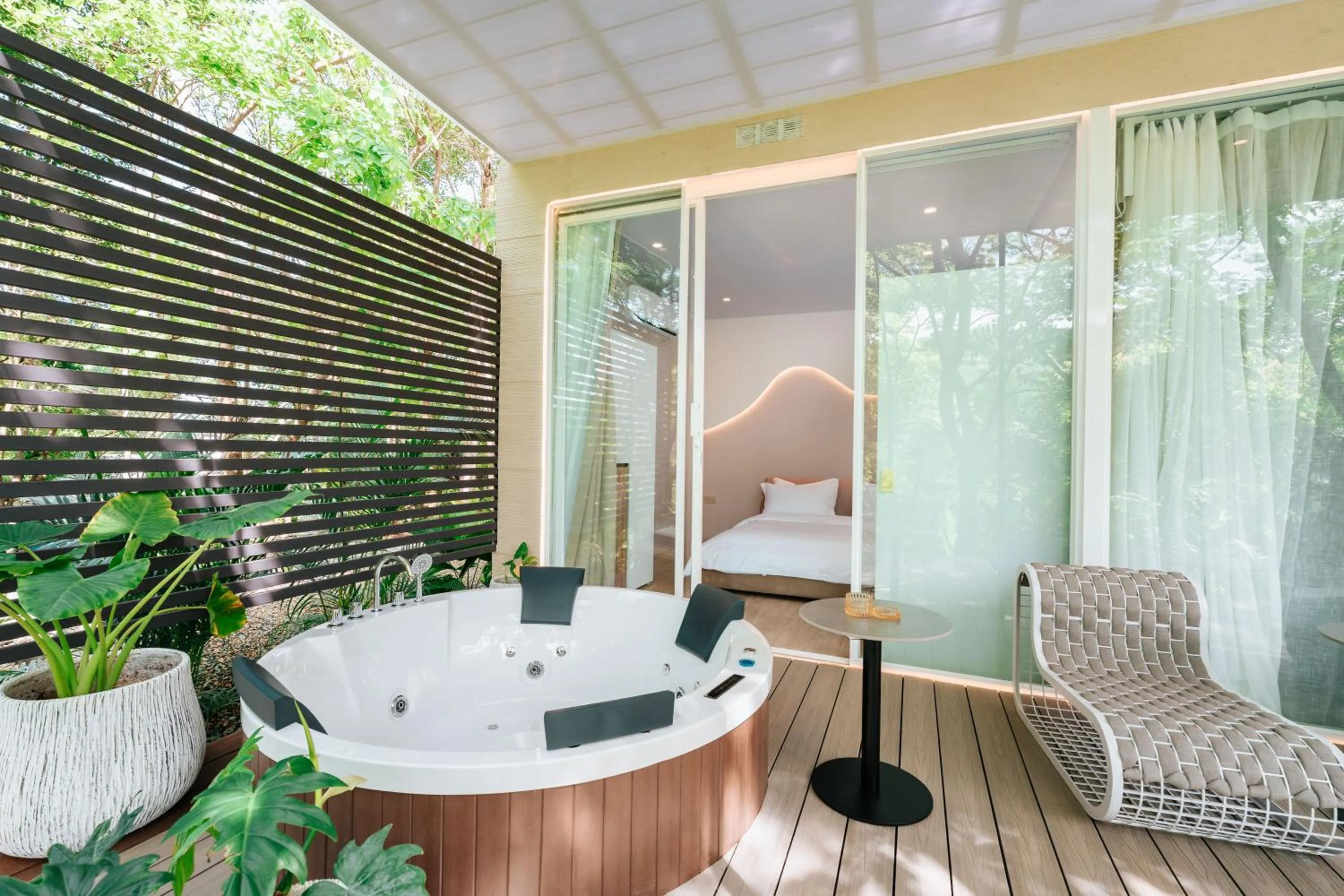 Garden in Alaya Yoga & Surf & Retreat