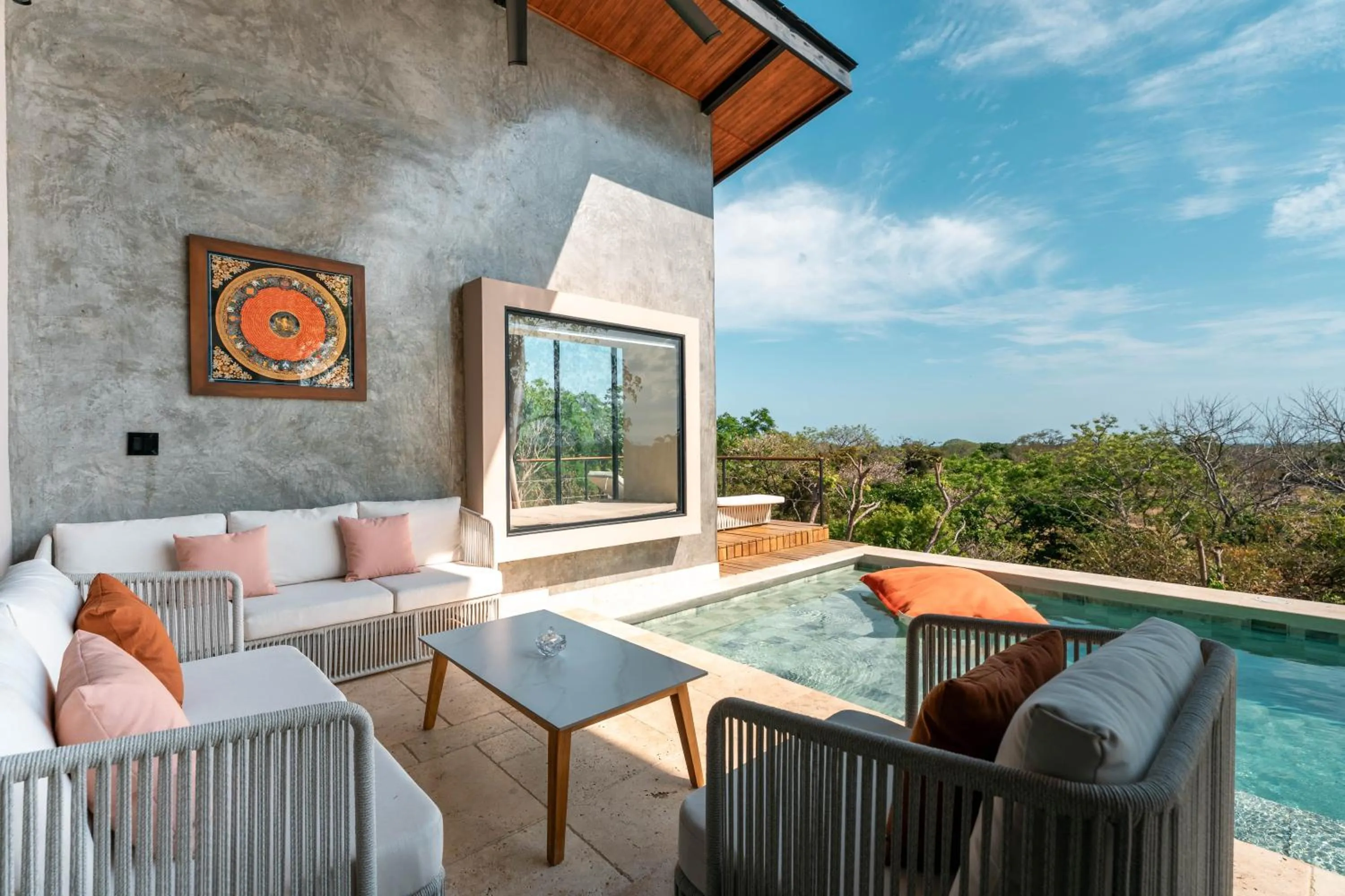 Balcony/Terrace in Alaya Yoga & Surf & Retreat