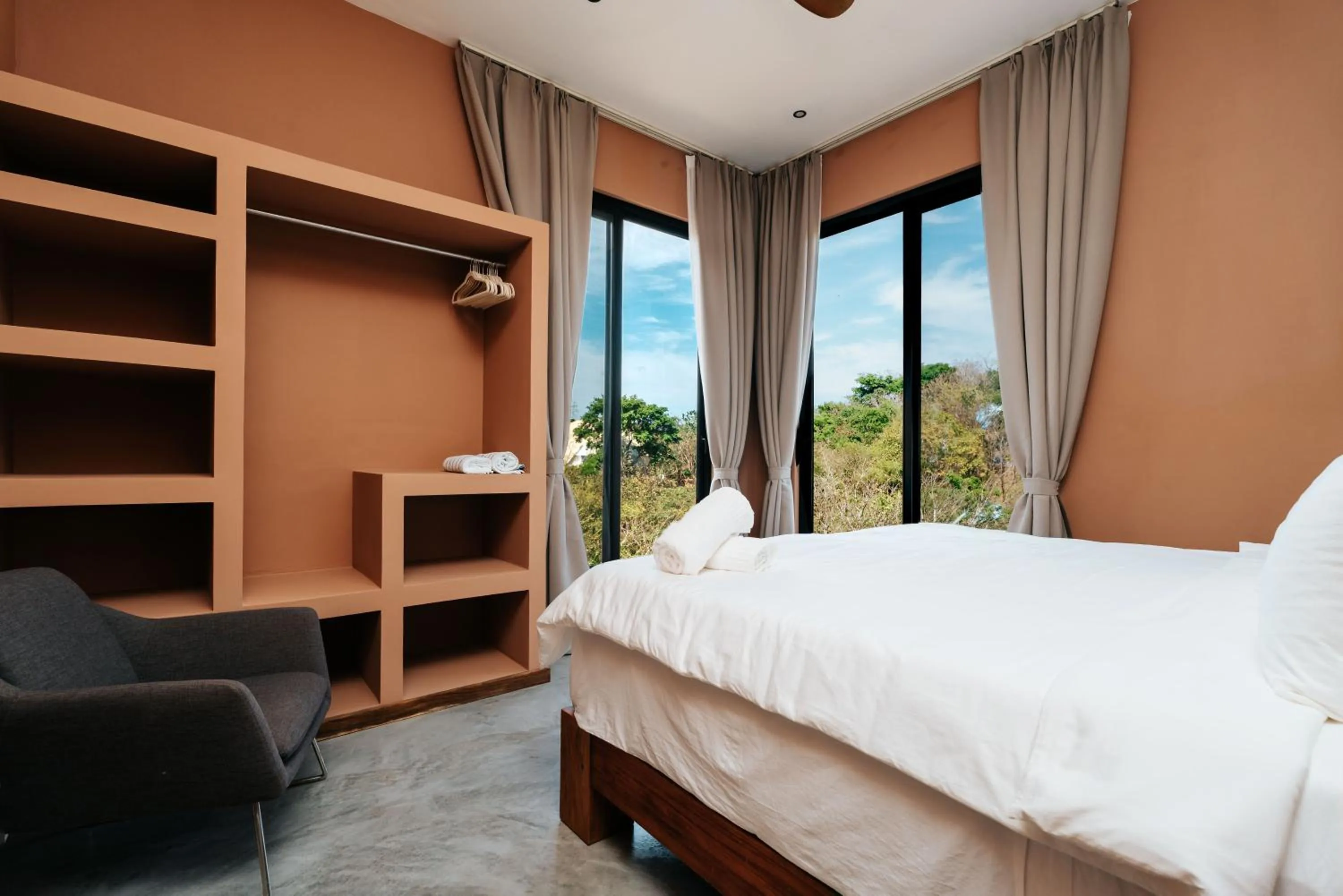 Bedroom, Bed in Alaya Yoga & Surf & Retreat