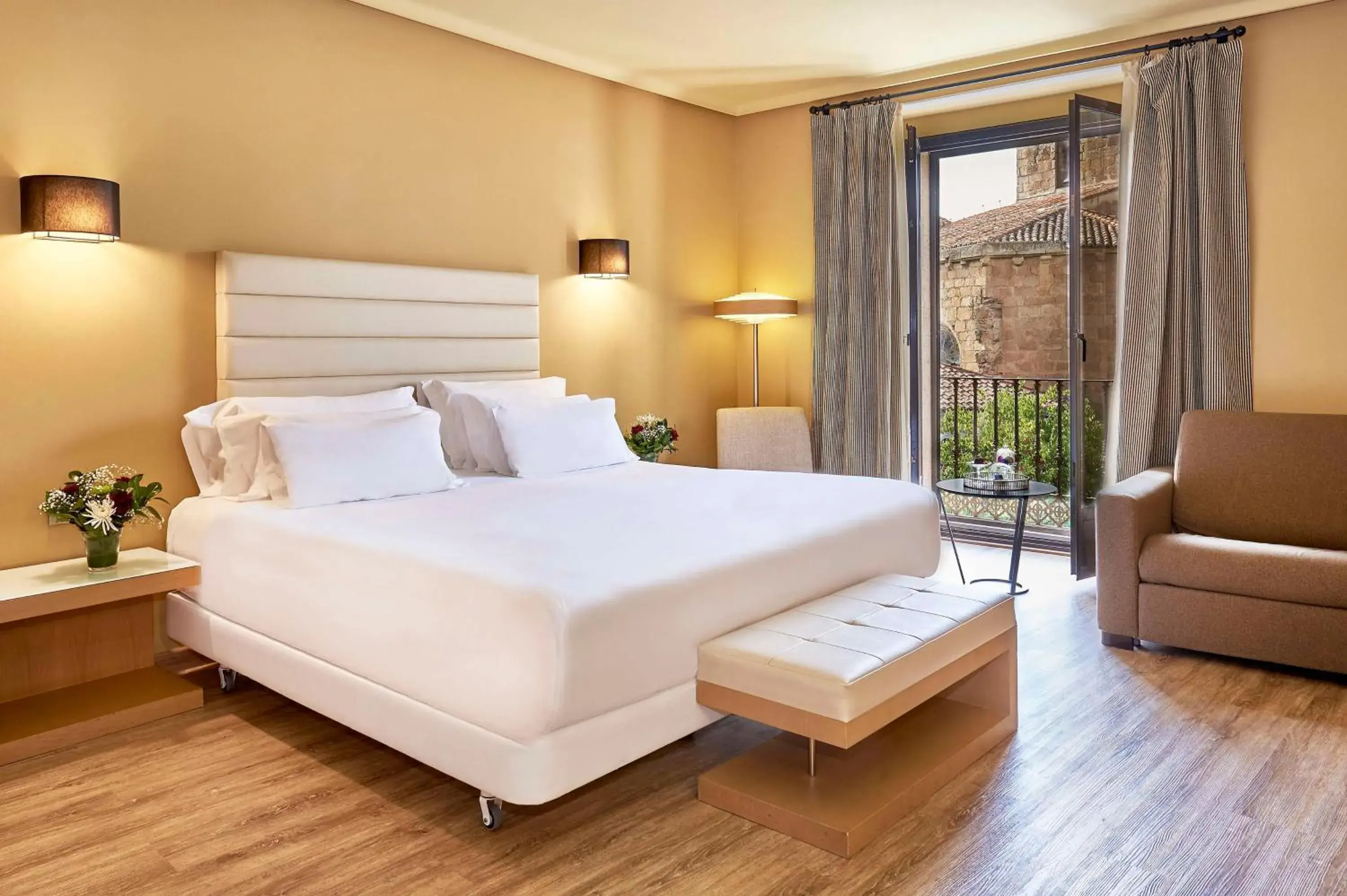 Bedroom, Bed in NH Collection Cáceres Palacio de Oquendo Bedroom, Bed in NH Collection Cáceres Palacio de Oquendo