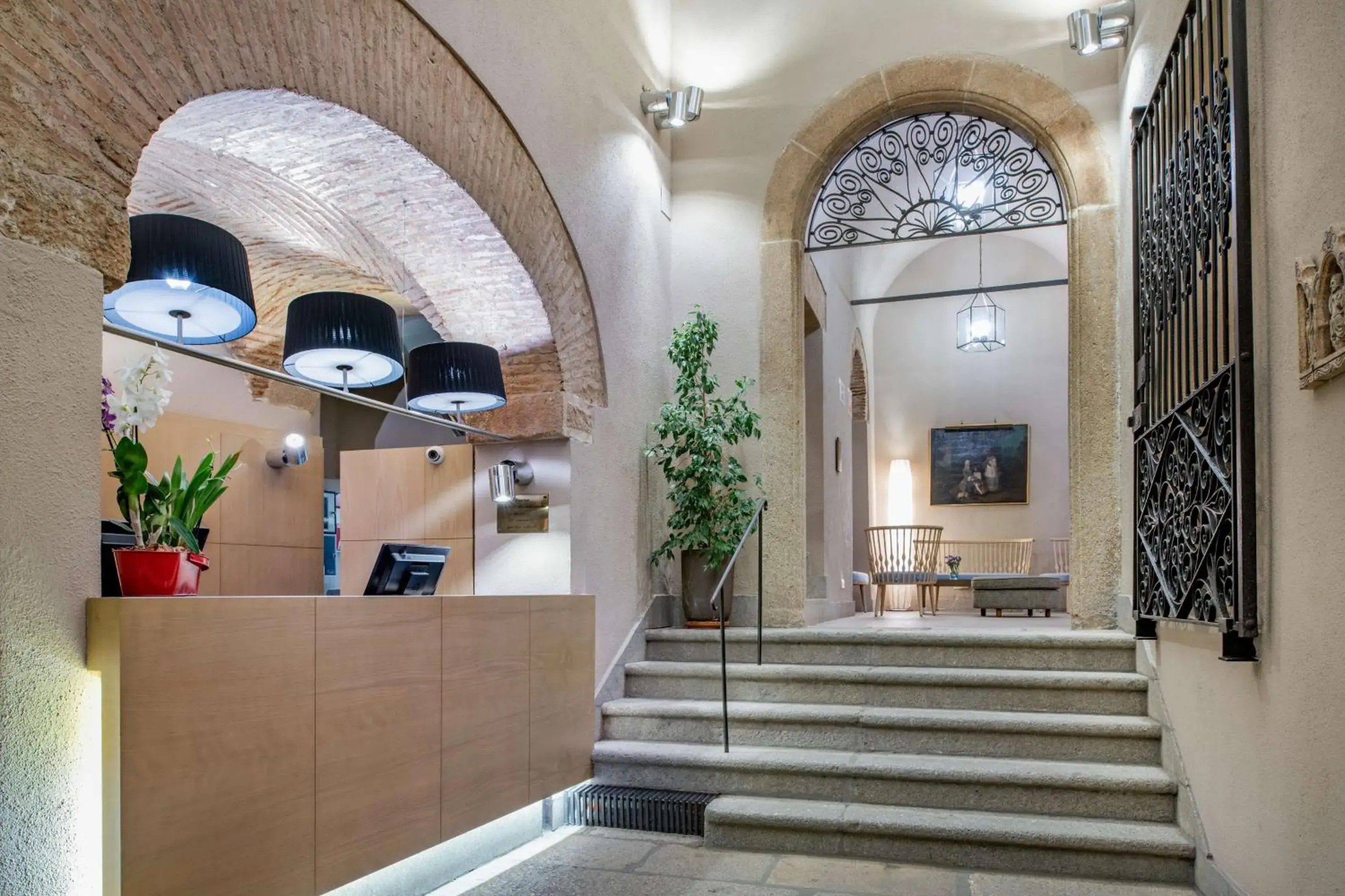 Lobby or reception in NH Collection Cáceres Palacio de Oquendo Lobby or reception in NH Collection Cáceres Palacio de Oquendo