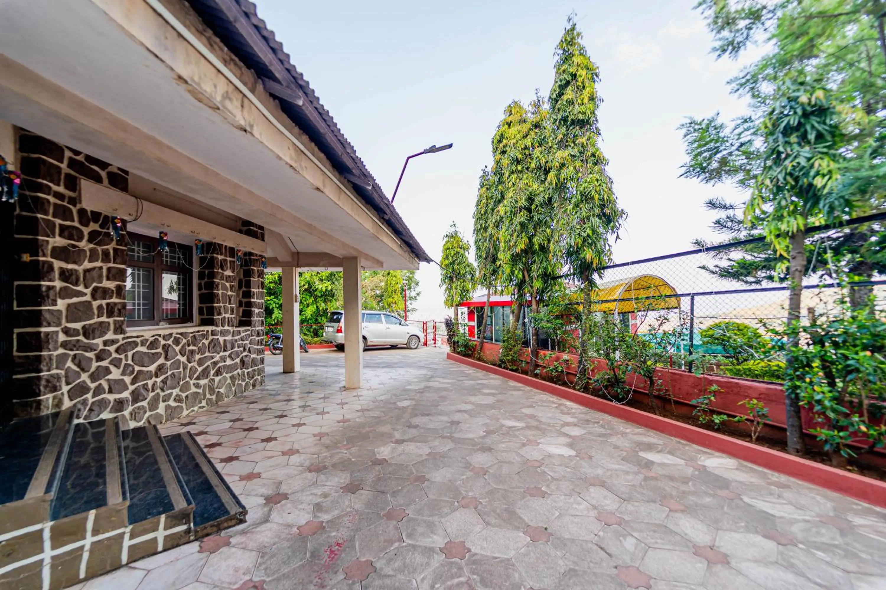 Parking in Treebo Raval Resort with Valley View