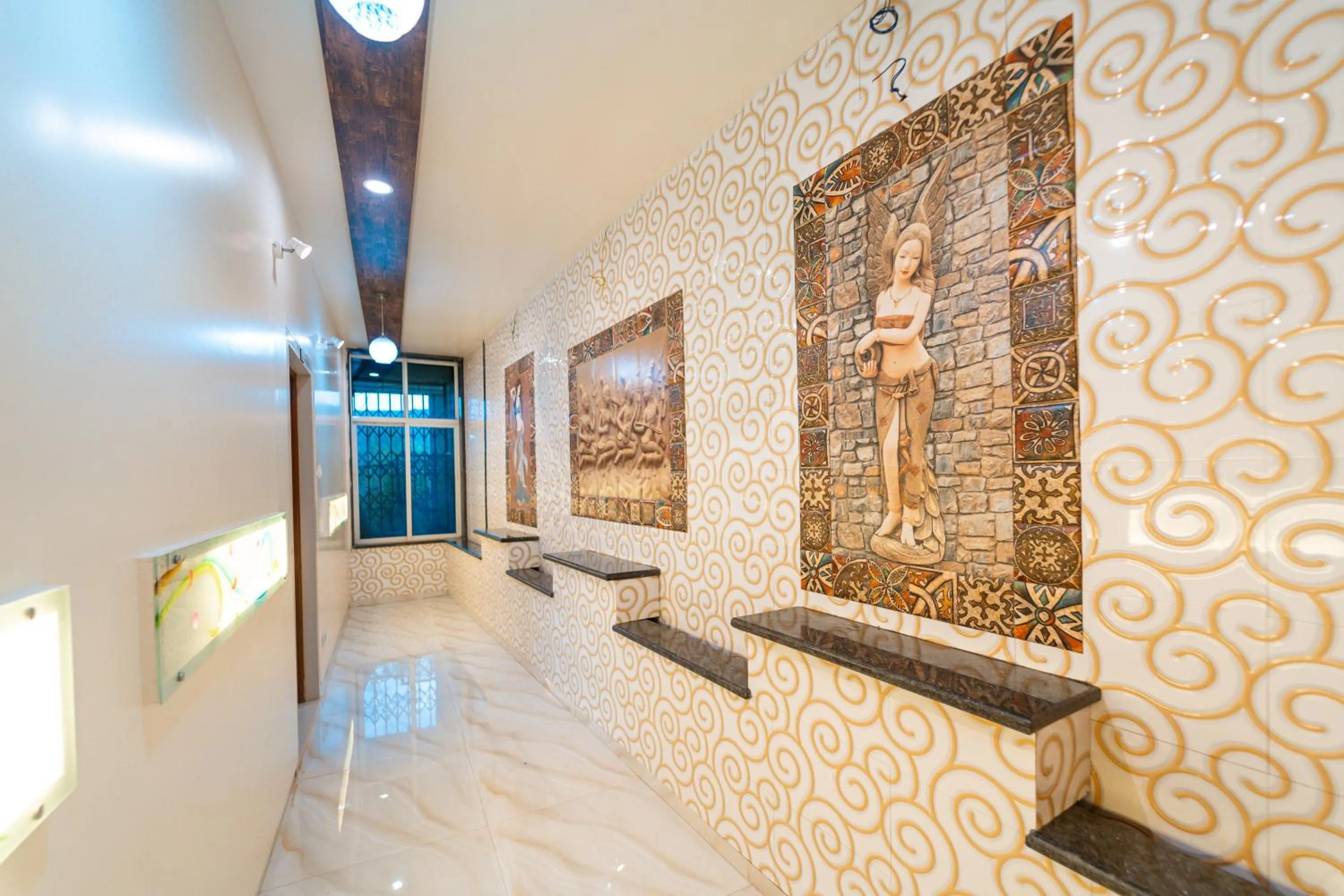 Lobby or reception in Treebo Raval Resort with Valley View