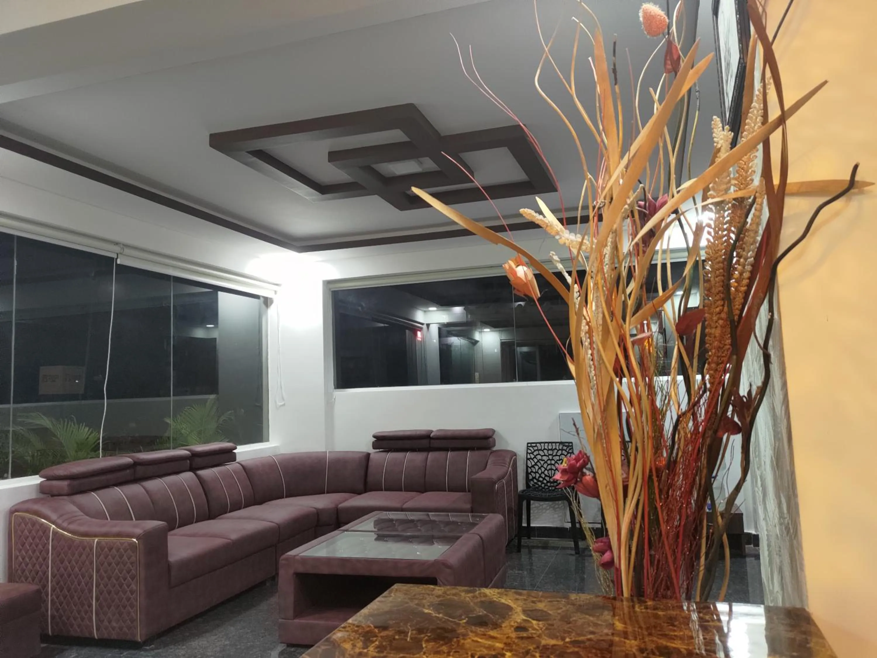 Living room in Hotel Bangalore Airport Inn, Near kempegowda Airport, Airport Pickup & Drop Available 24X7