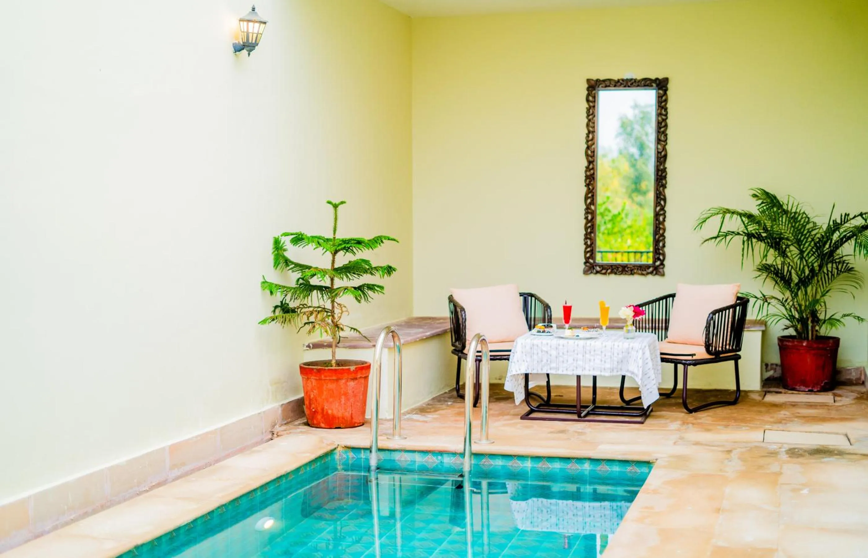 Pool view in Guldaar Sariska - A luxury Forest Resort