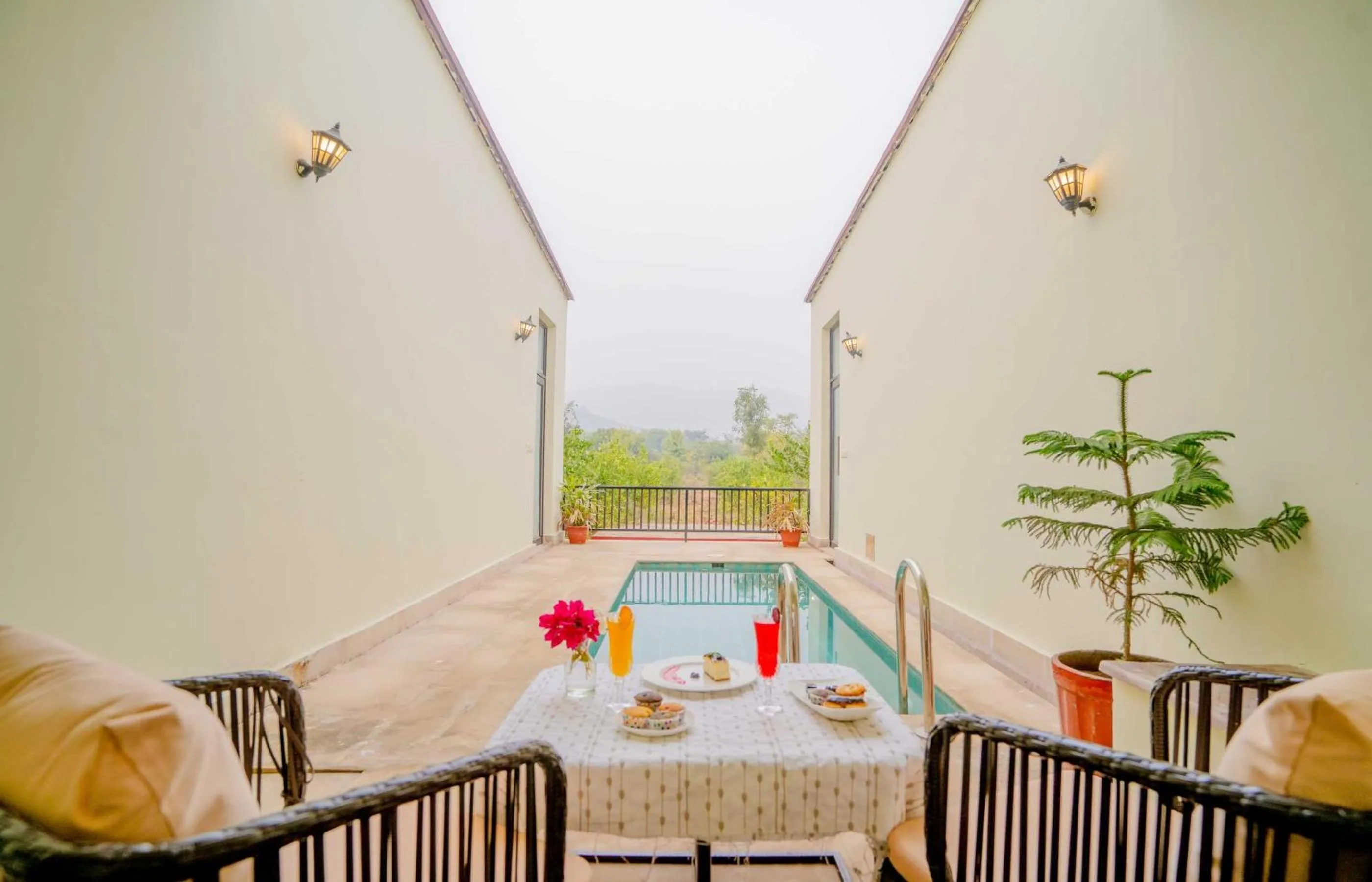 Swimming pool in Guldaar Sariska - A luxury Forest Resort