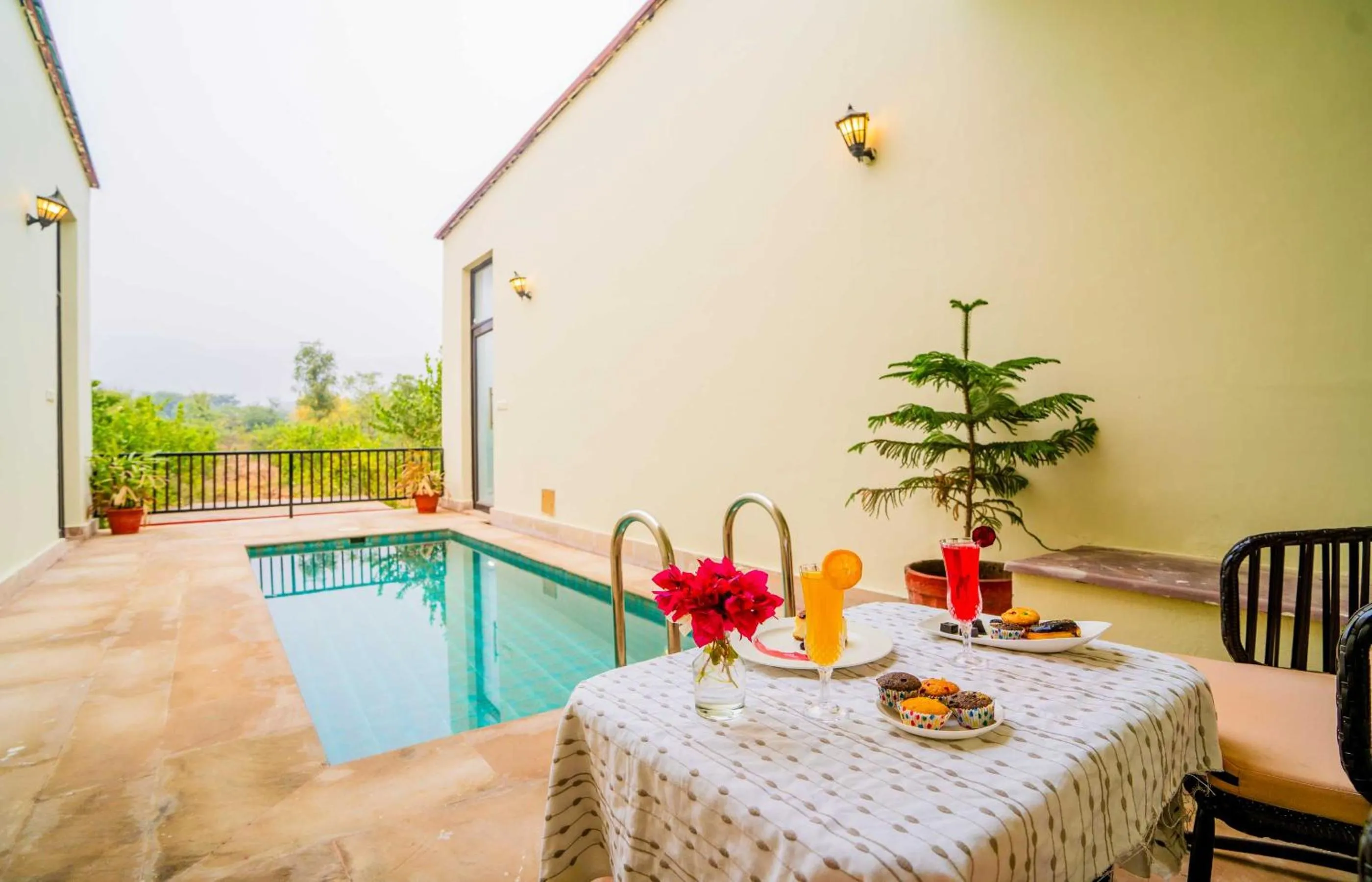 Swimming pool in Guldaar Sariska - A luxury Forest Resort