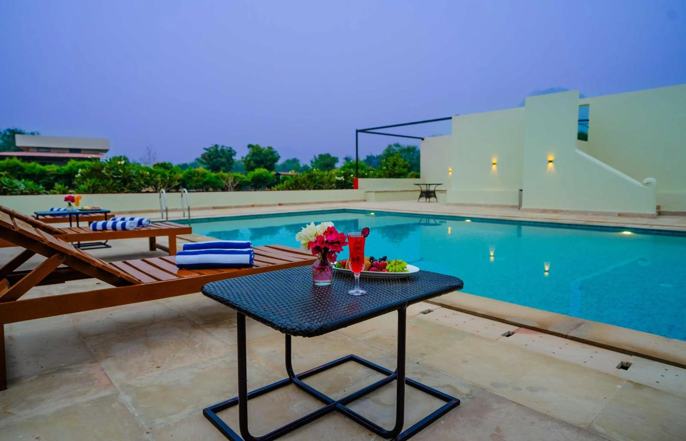 Swimming pool in Guldaar Sariska - A luxury Forest Resort