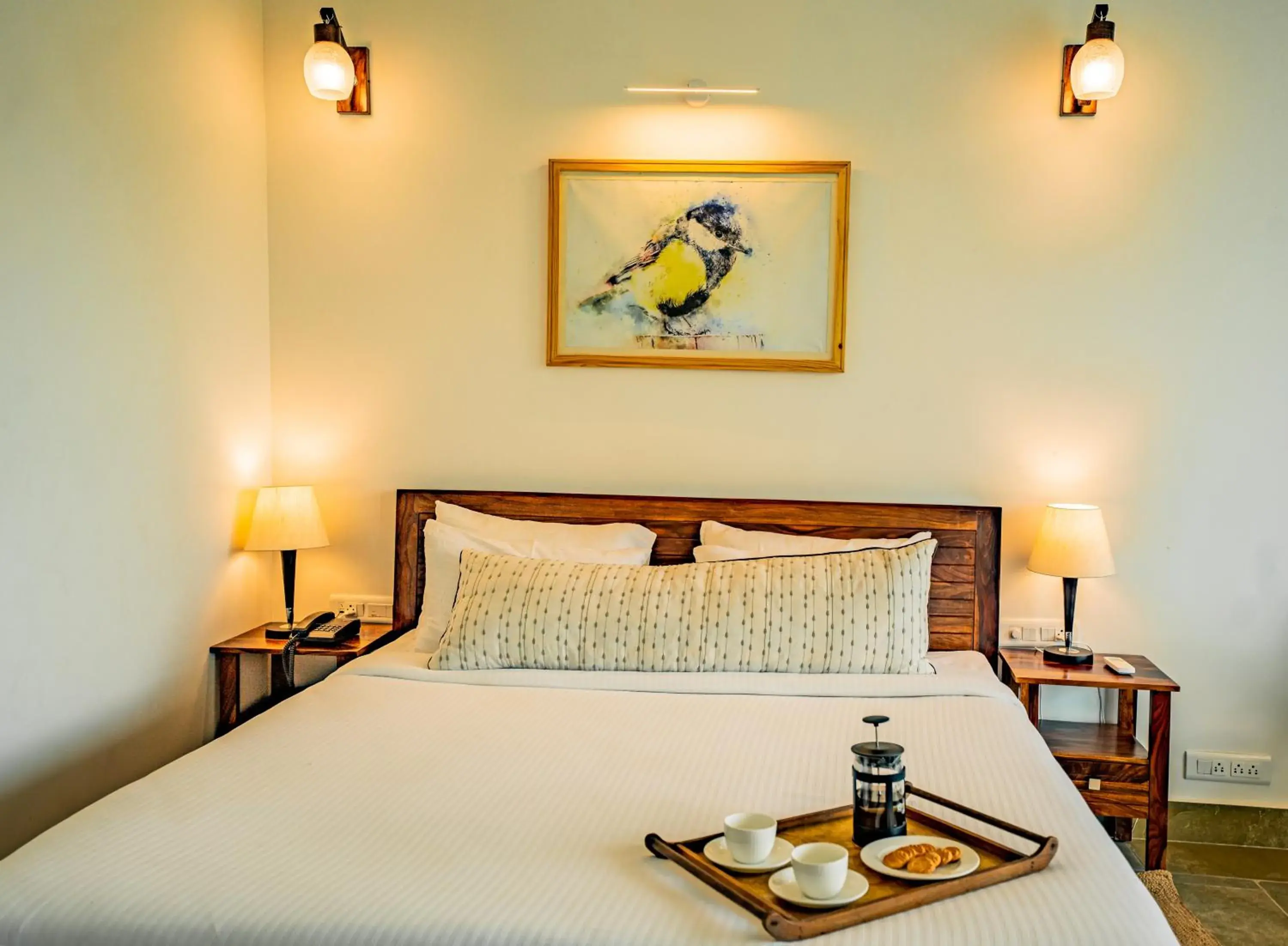 Bed in Guldaar Sariska - A luxury Forest Resort Bed in Guldaar Sariska - A luxury Forest Resort