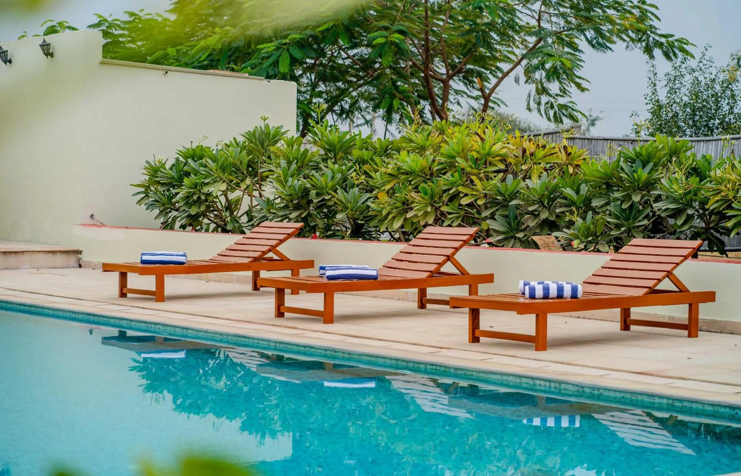 Pool view in Guldaar Sariska - A luxury Forest Resort