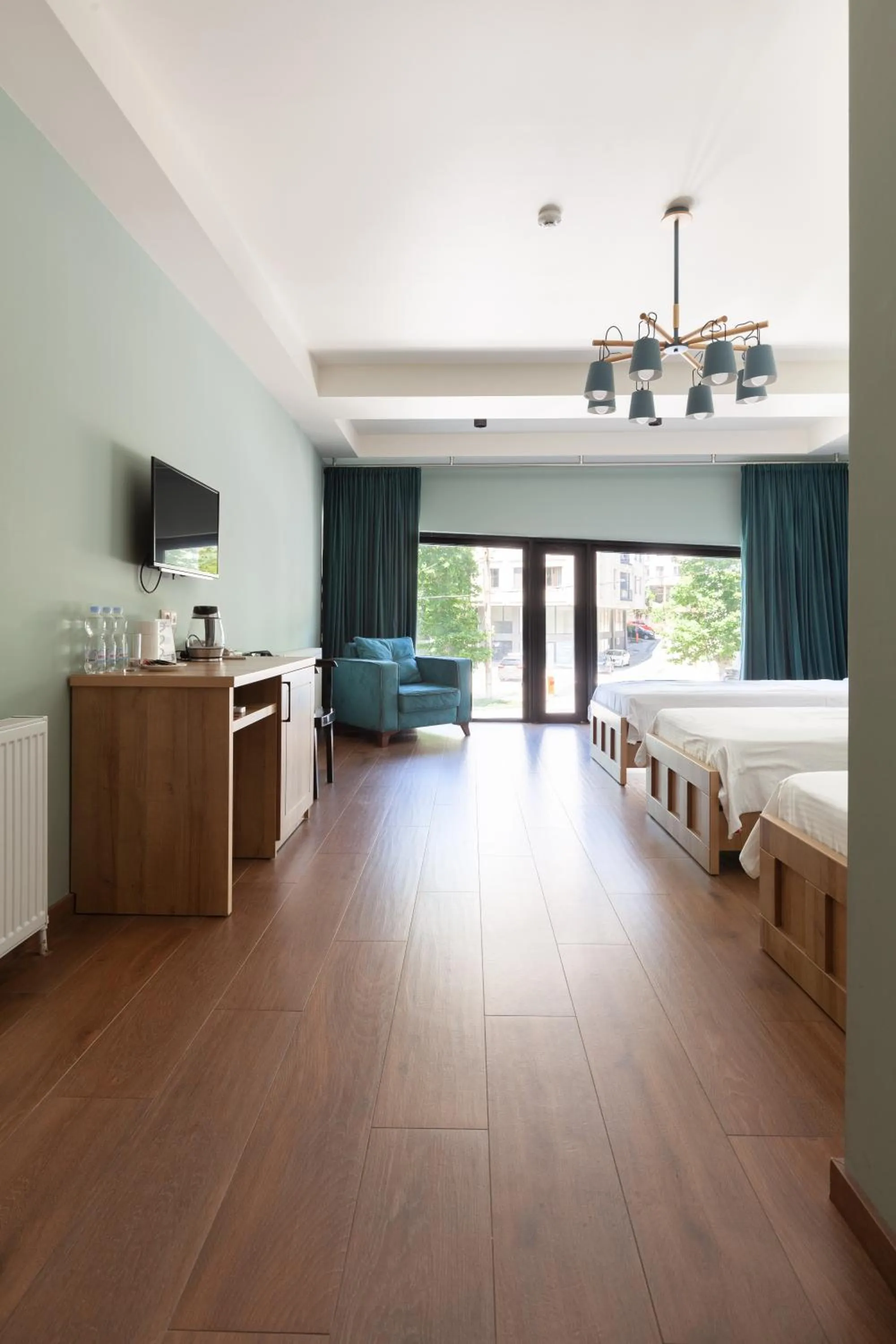 Bed in Hotel InnDigo in Kutaisi