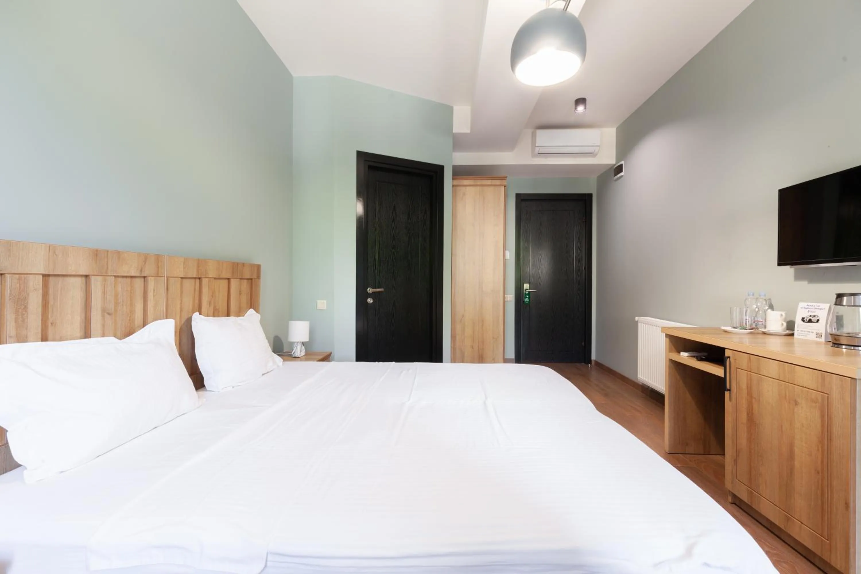 Bed in Hotel InnDigo in Kutaisi