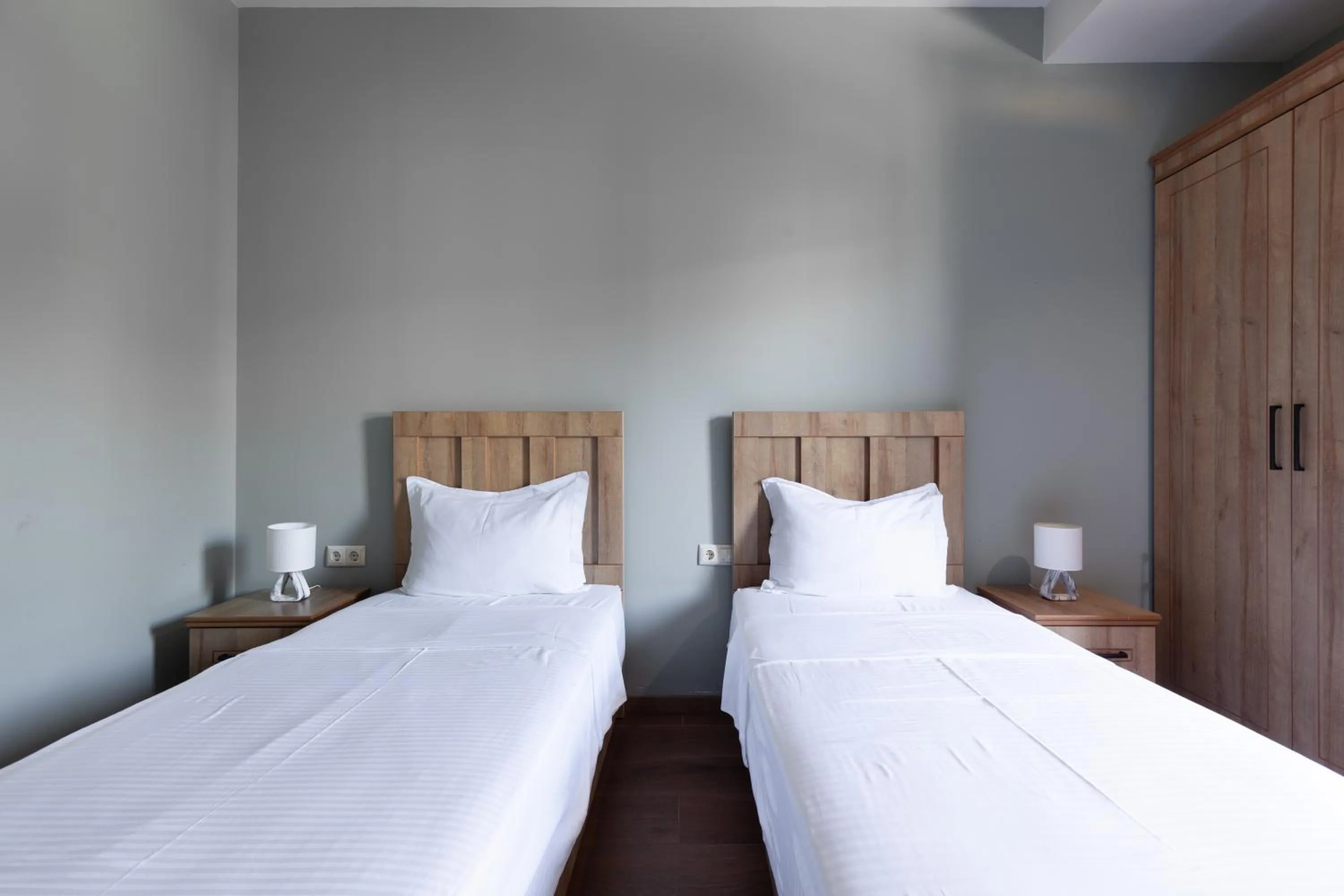 Bed in Hotel InnDigo in Kutaisi