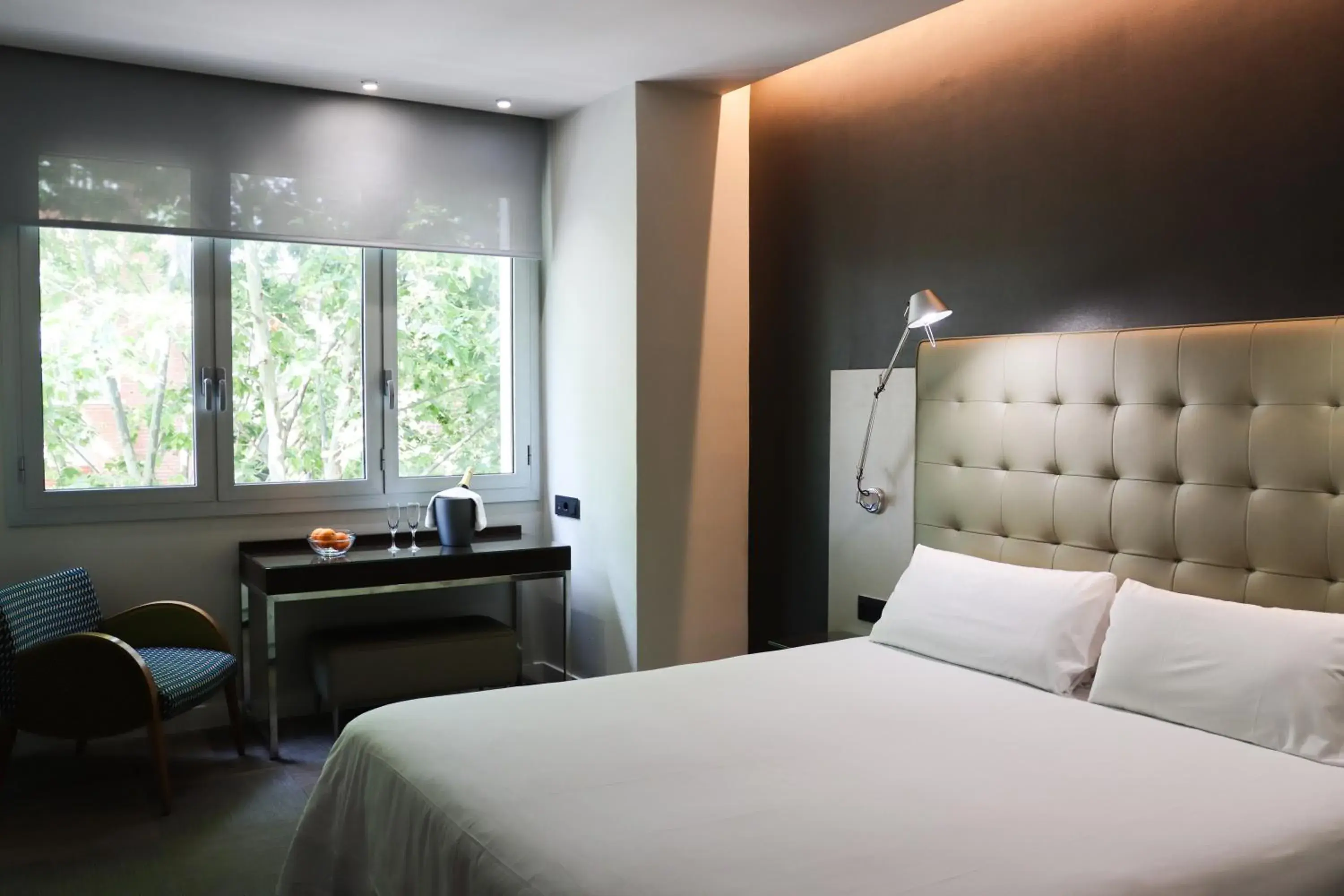 Bed in Hotel Urpí Bed in Hotel Urpí