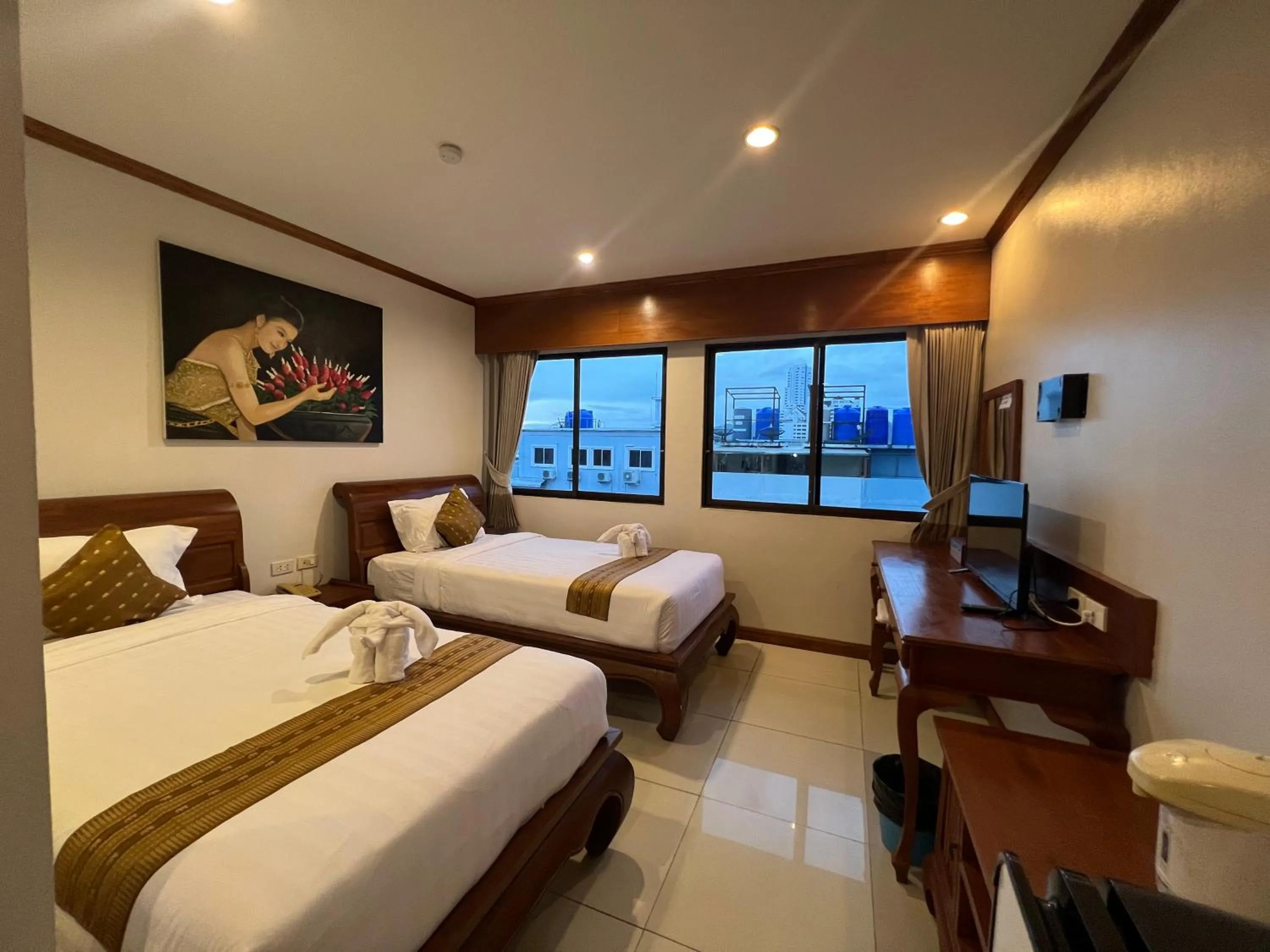 Bedroom, Bed in Patong Heaven