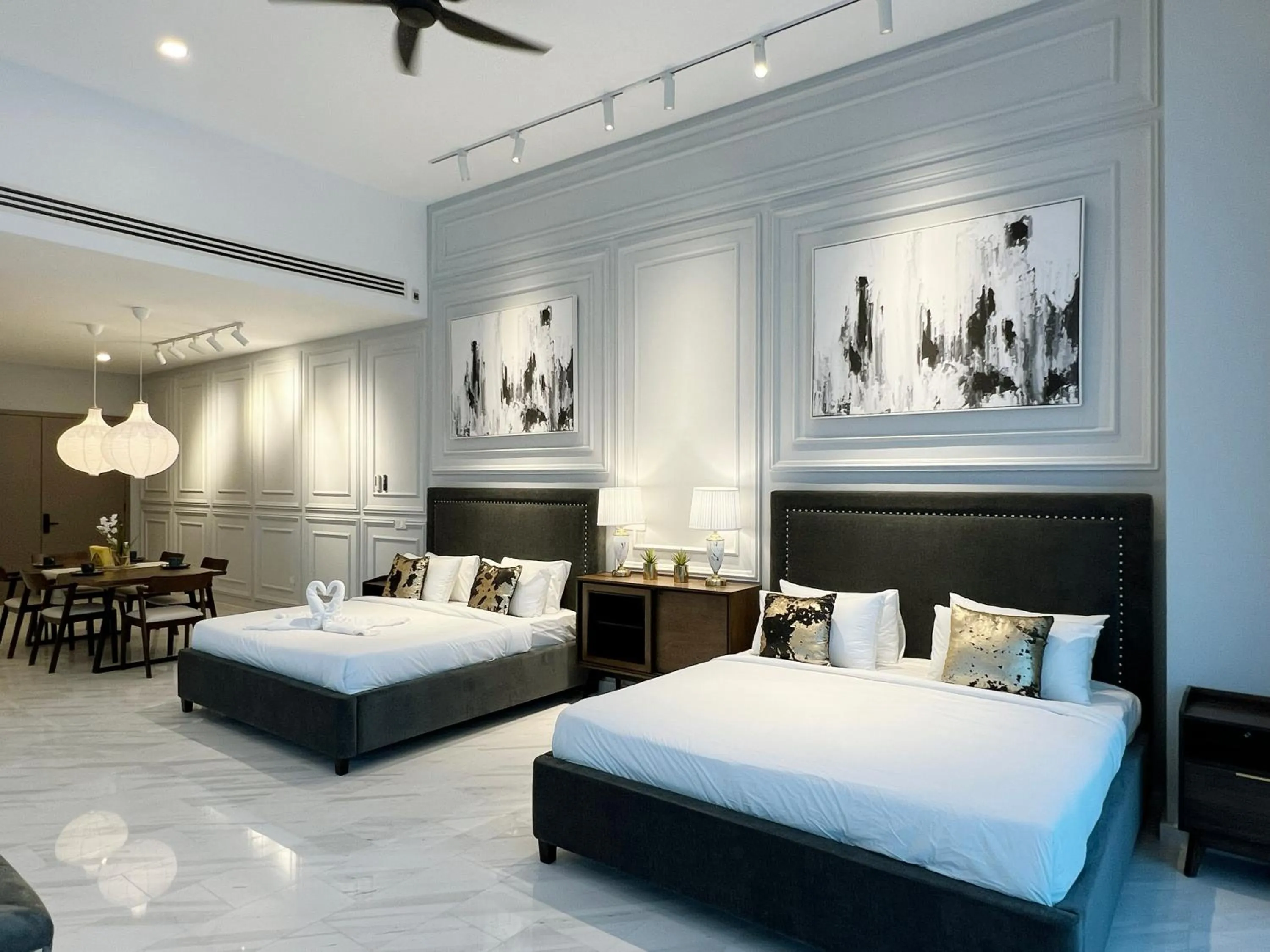 Bed in The Eaton Residences by Times 8