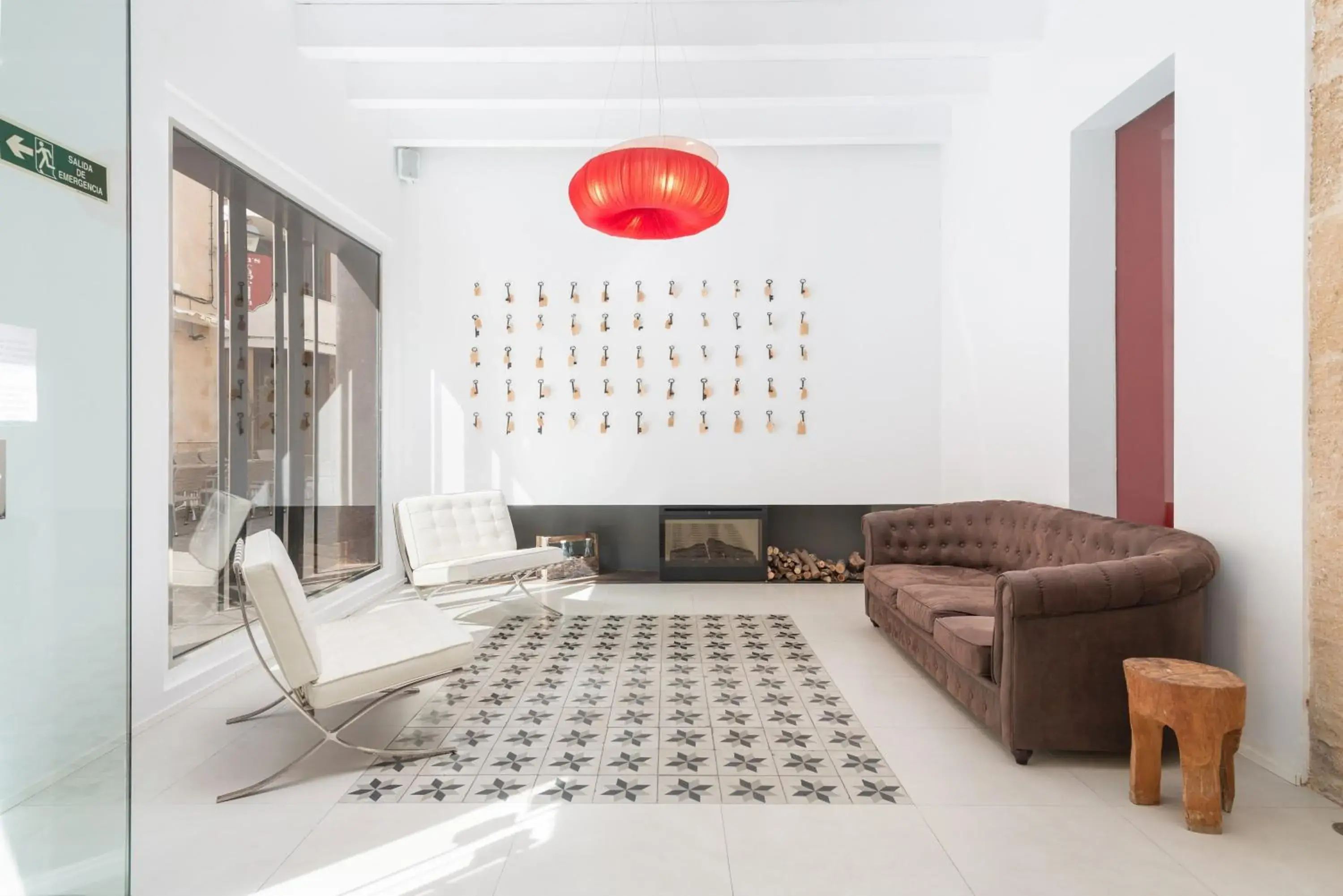 Lobby or reception in Hotel Can Simo Lobby or reception in Hotel Can Simo