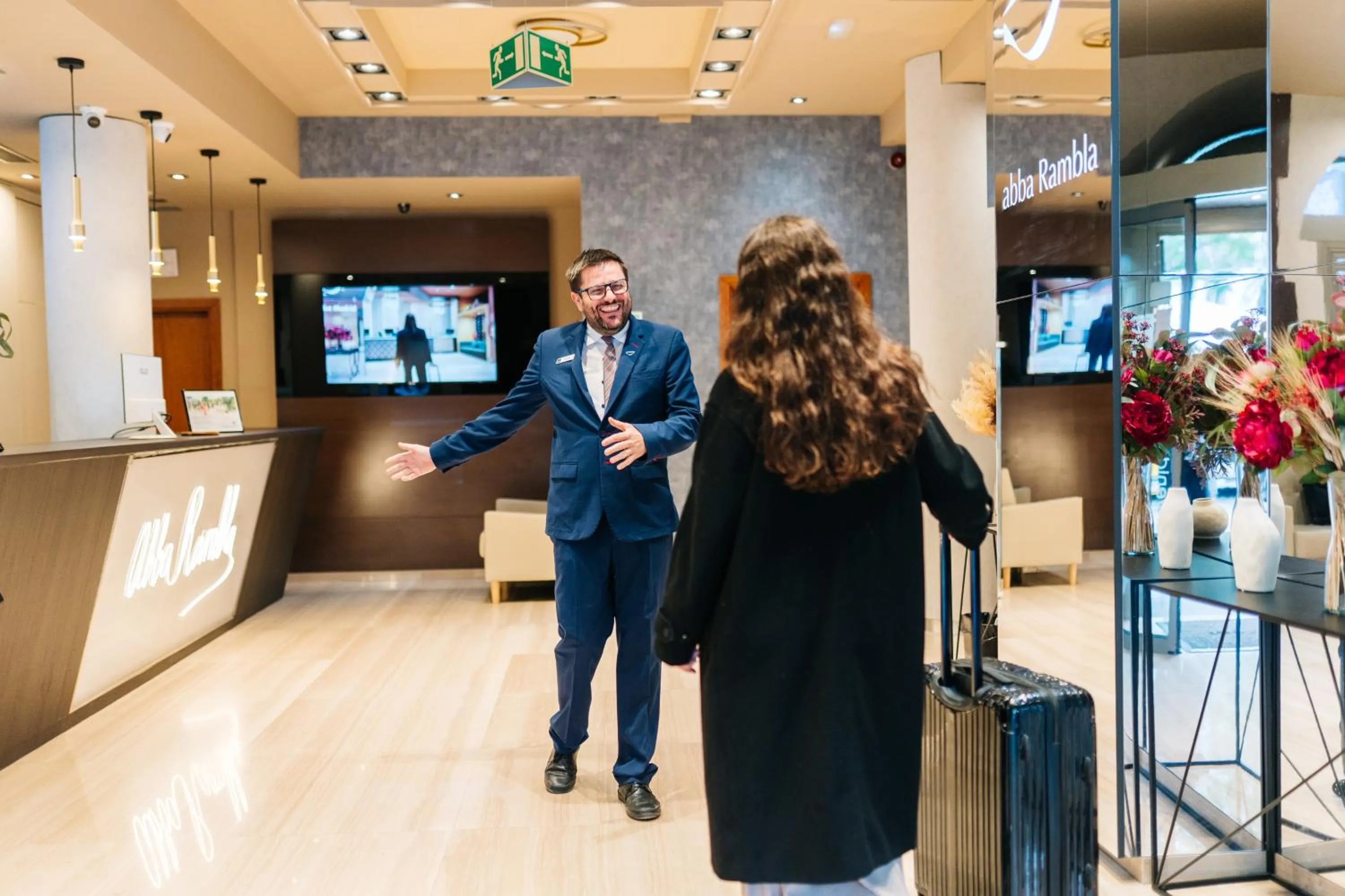 Lobby or reception in Abba Rambla Hotel