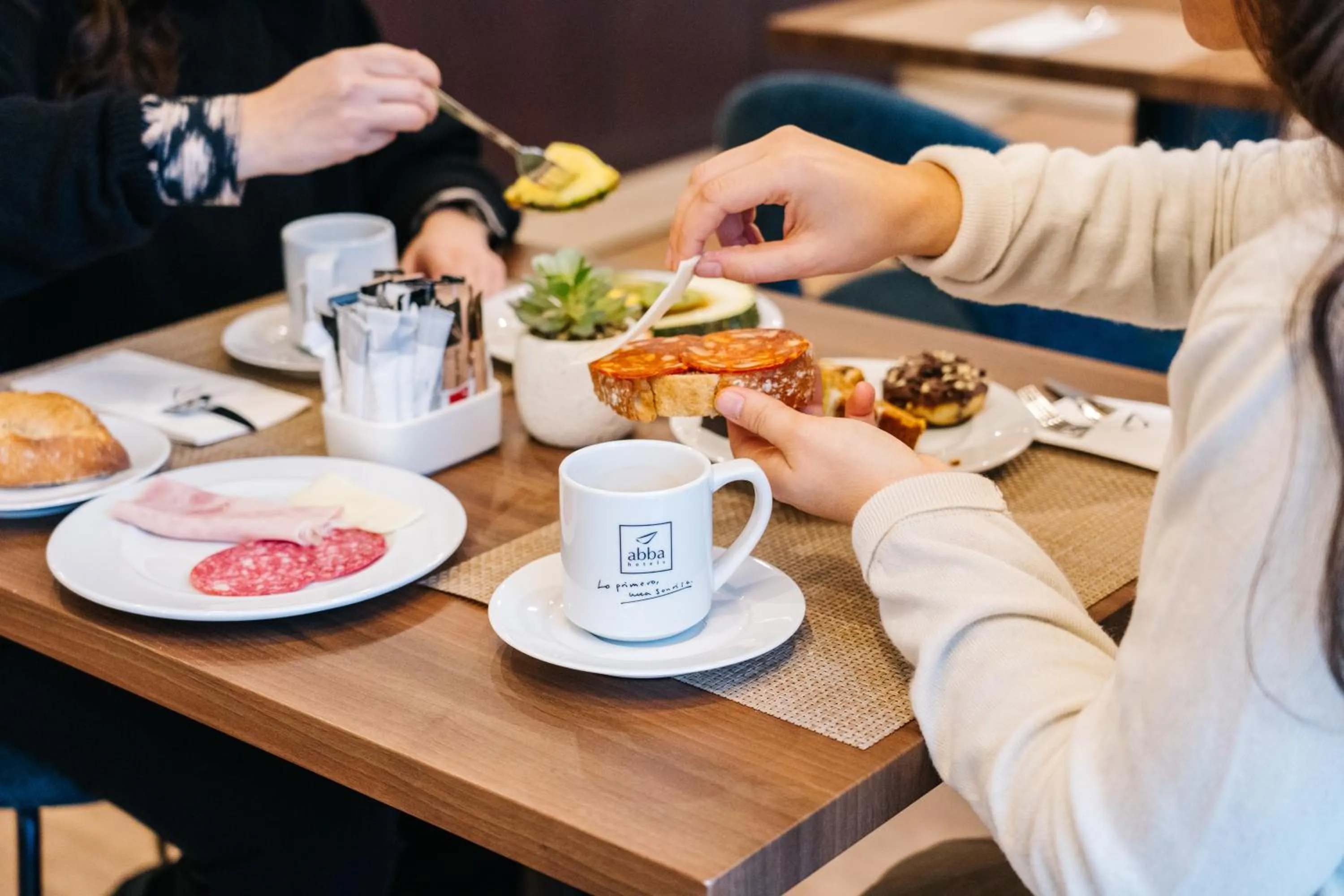 Breakfast in Abba Rambla Hotel