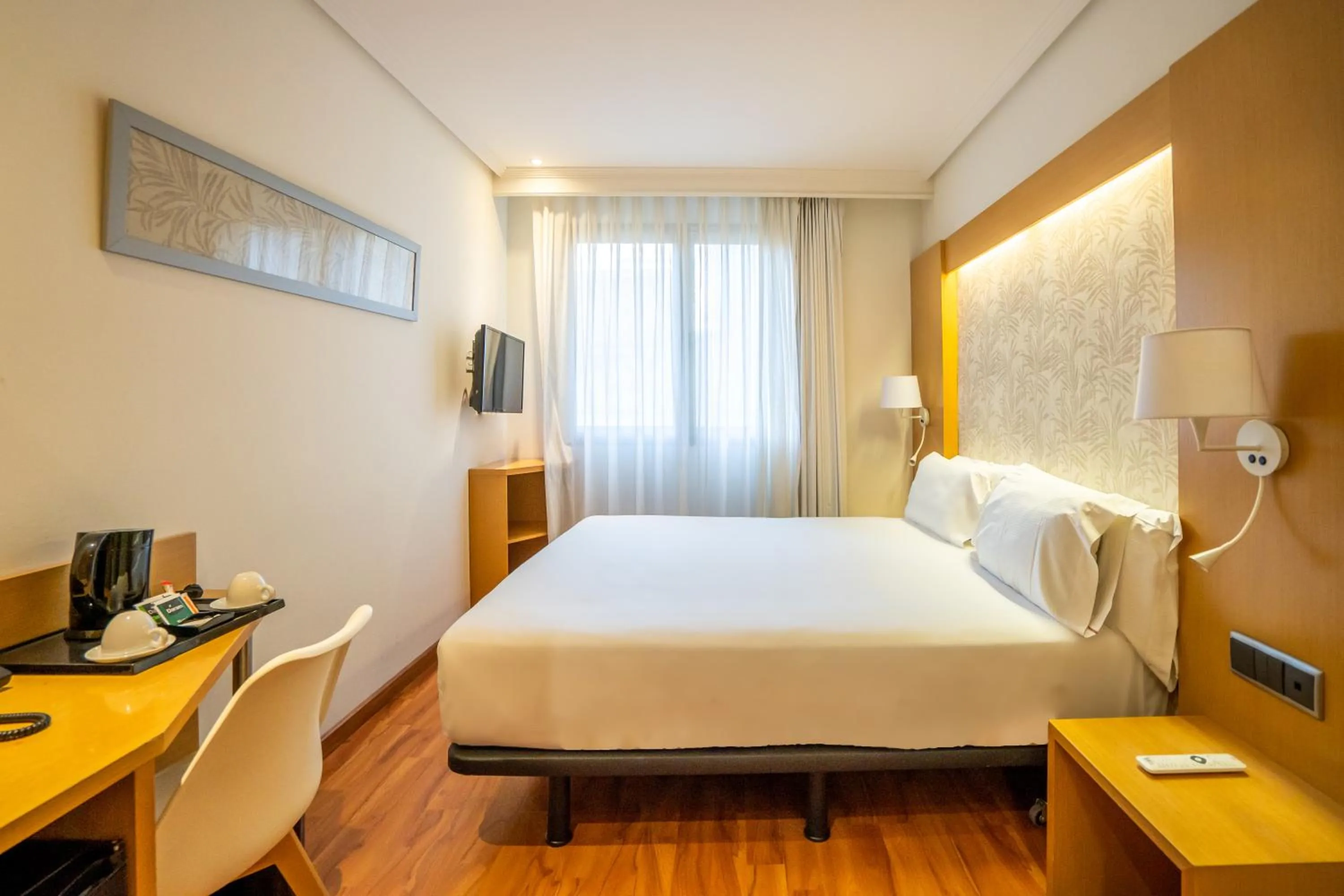 Bed in Abba Rambla Hotel