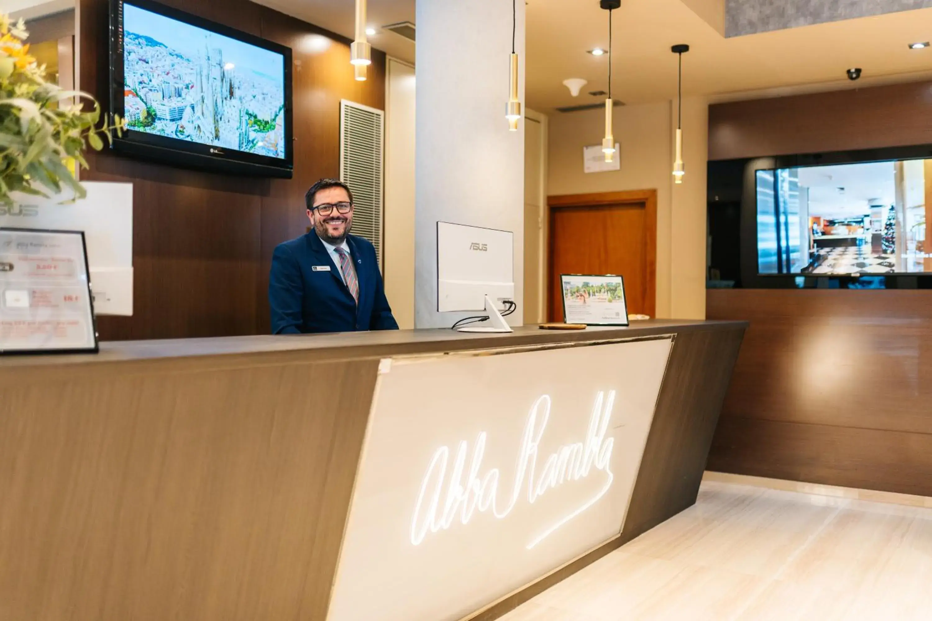 Lobby or reception in Abba Rambla Hotel Lobby or reception in Abba Rambla Hotel