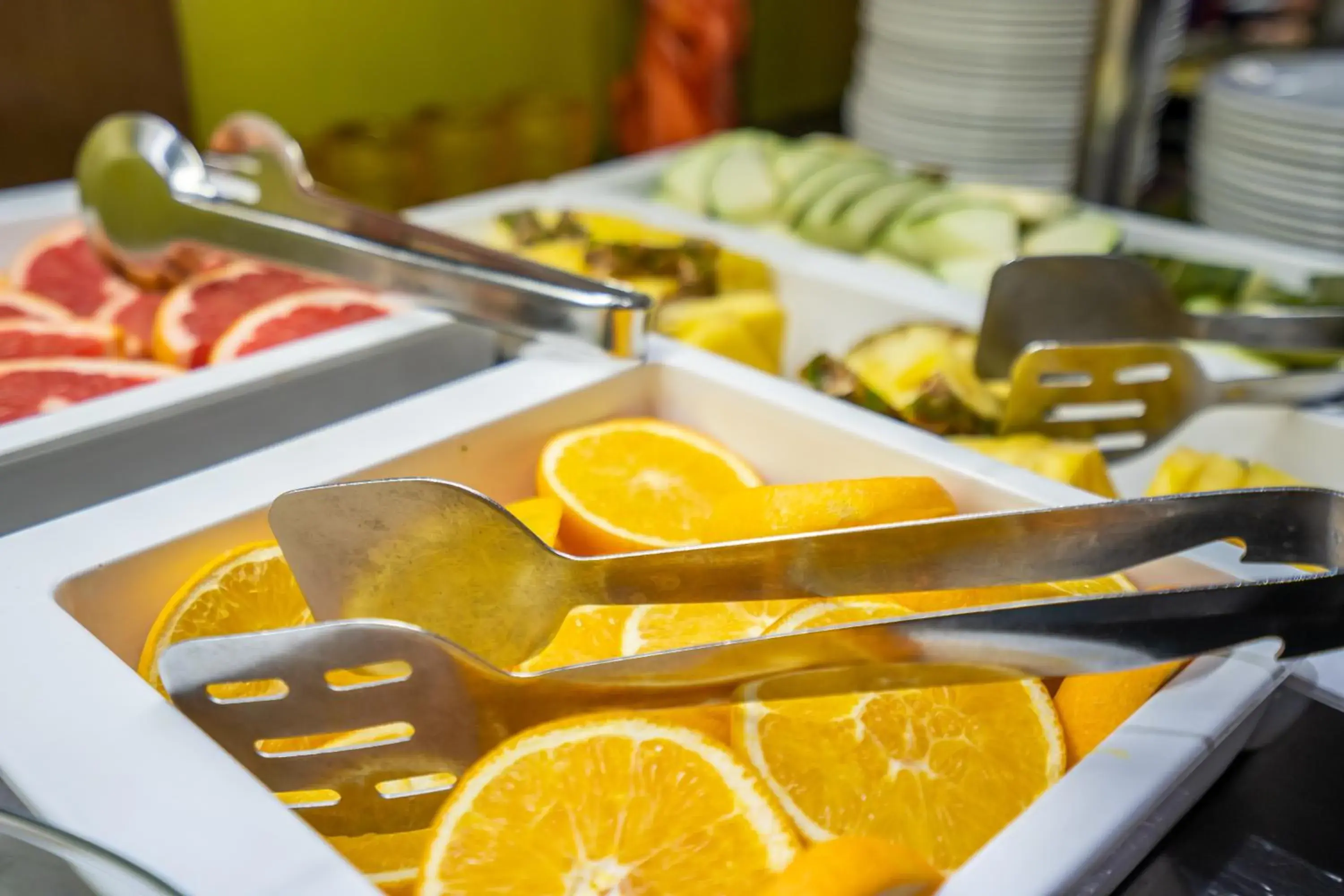 Buffet breakfast in Abba Rambla Hotel Buffet breakfast in Abba Rambla Hotel