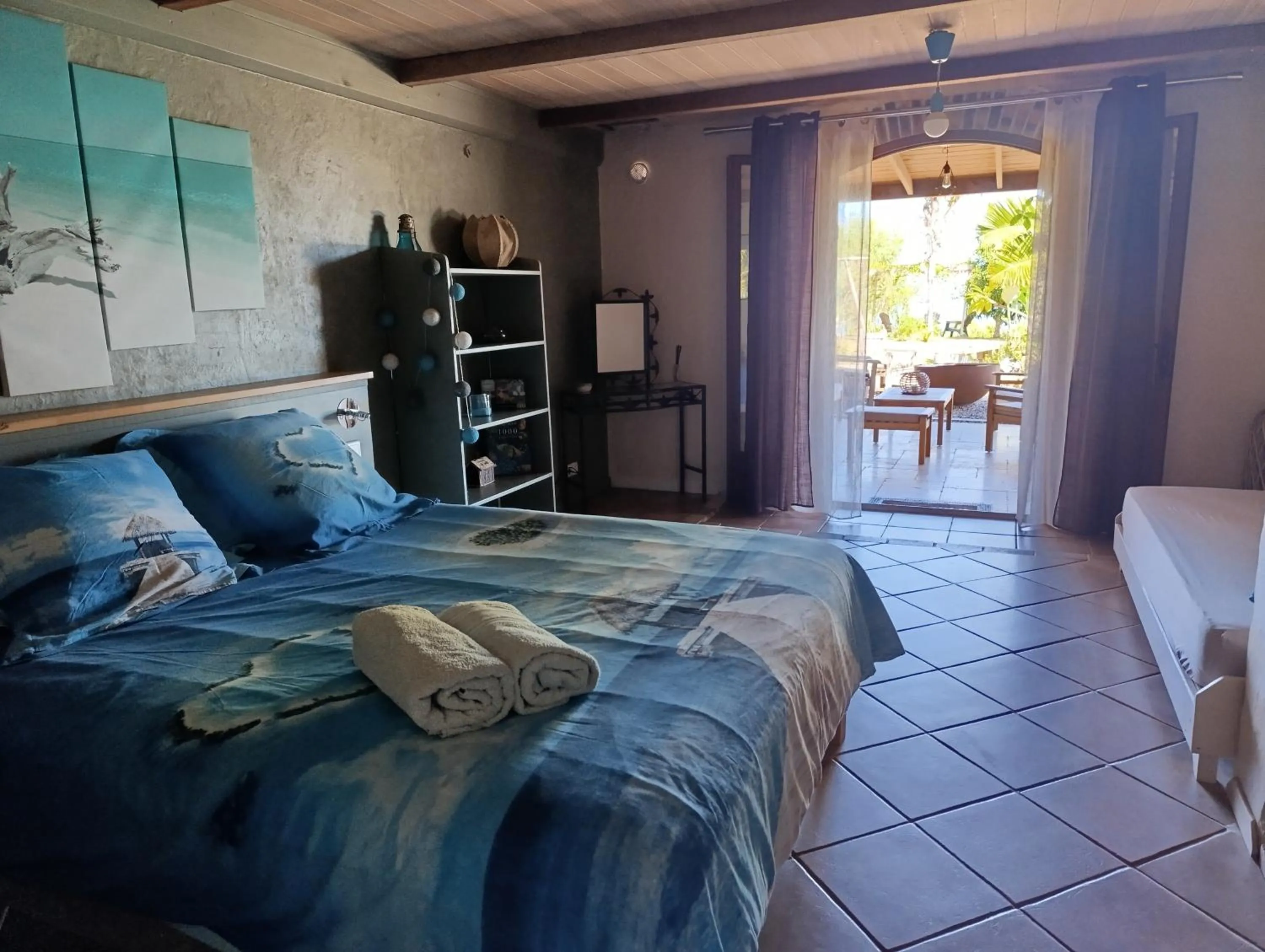 Bed in Villa Baies Roses