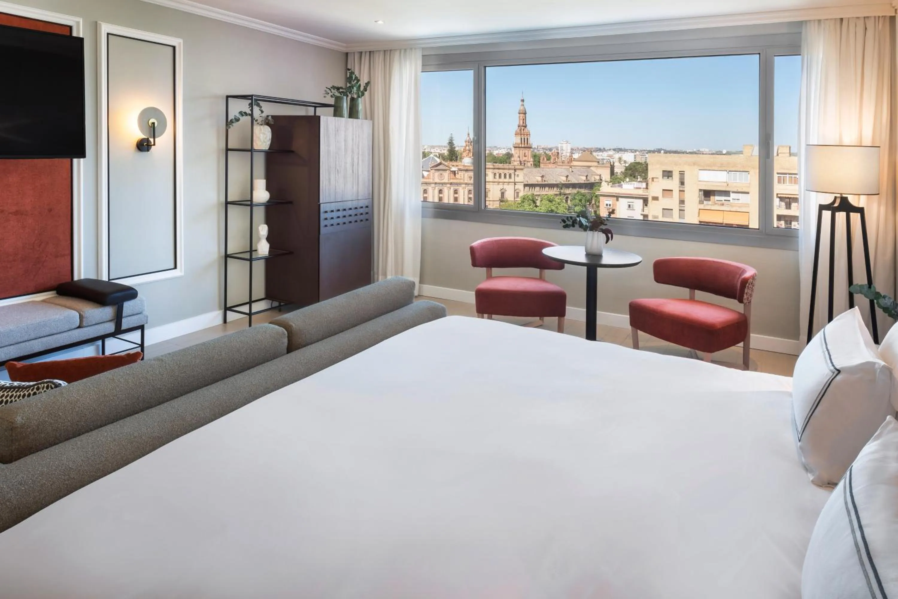 Bed in Melia Sevilla