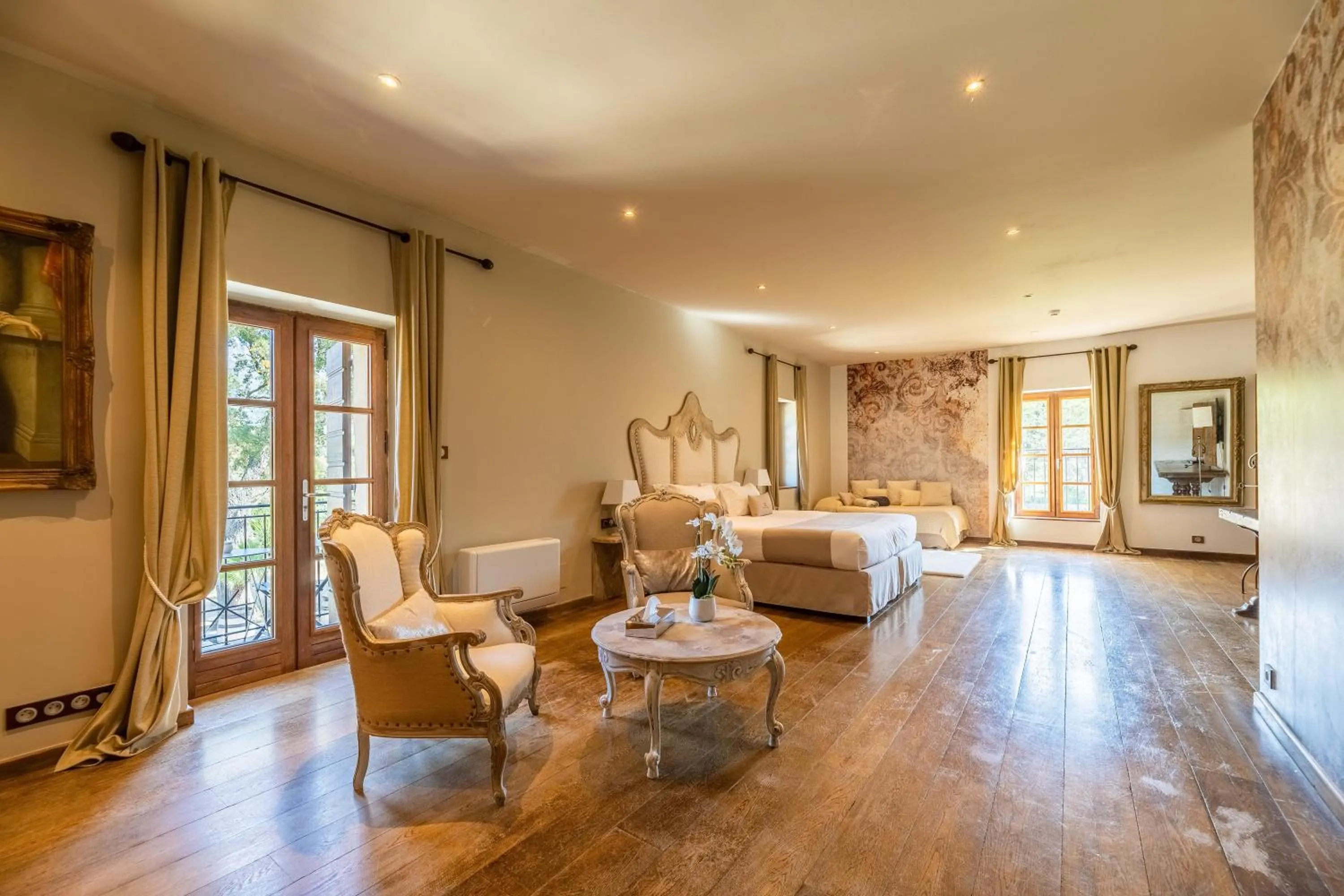 Bed in Domaine du Reginu