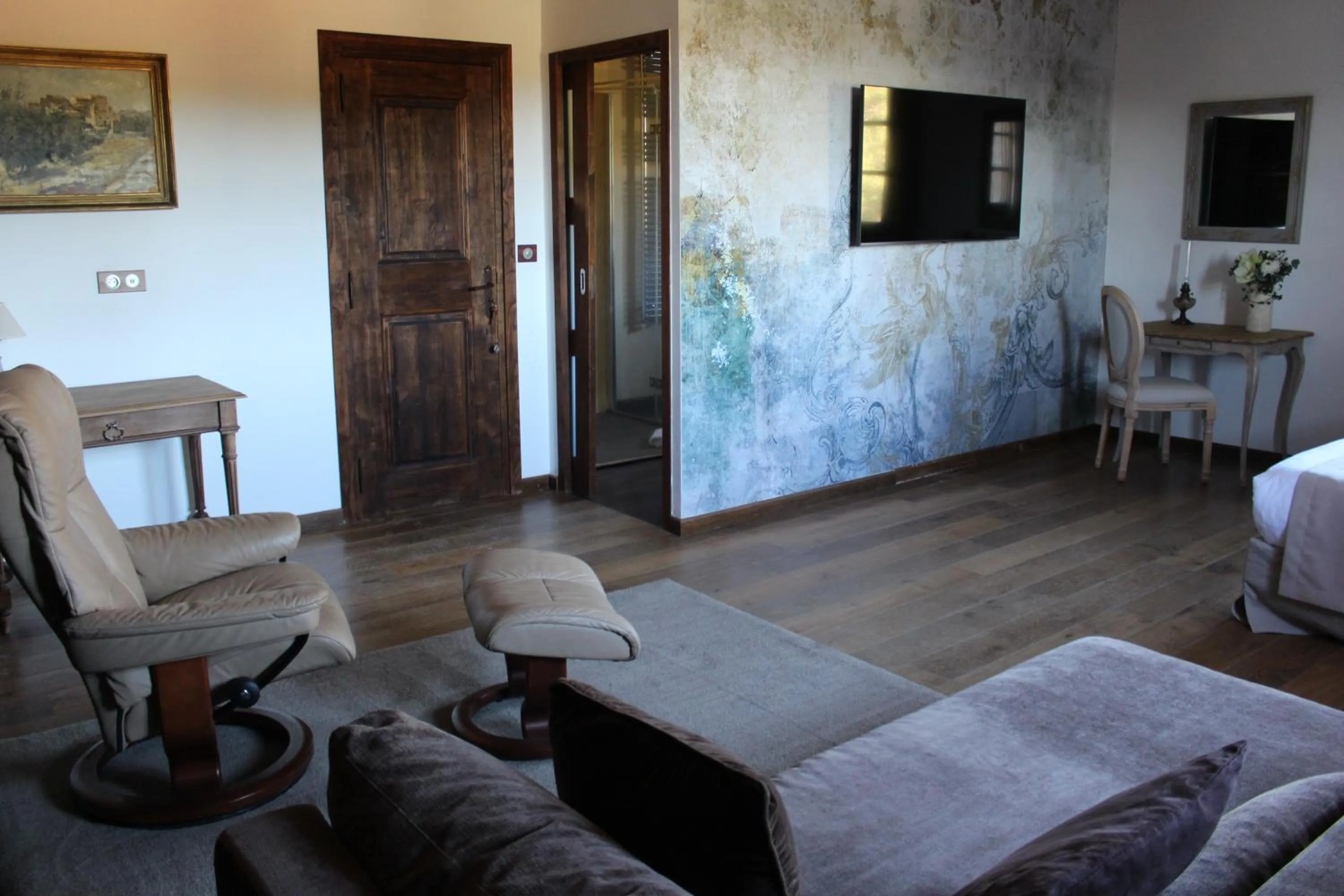 TV and multimedia, Bed in Domaine du Reginu