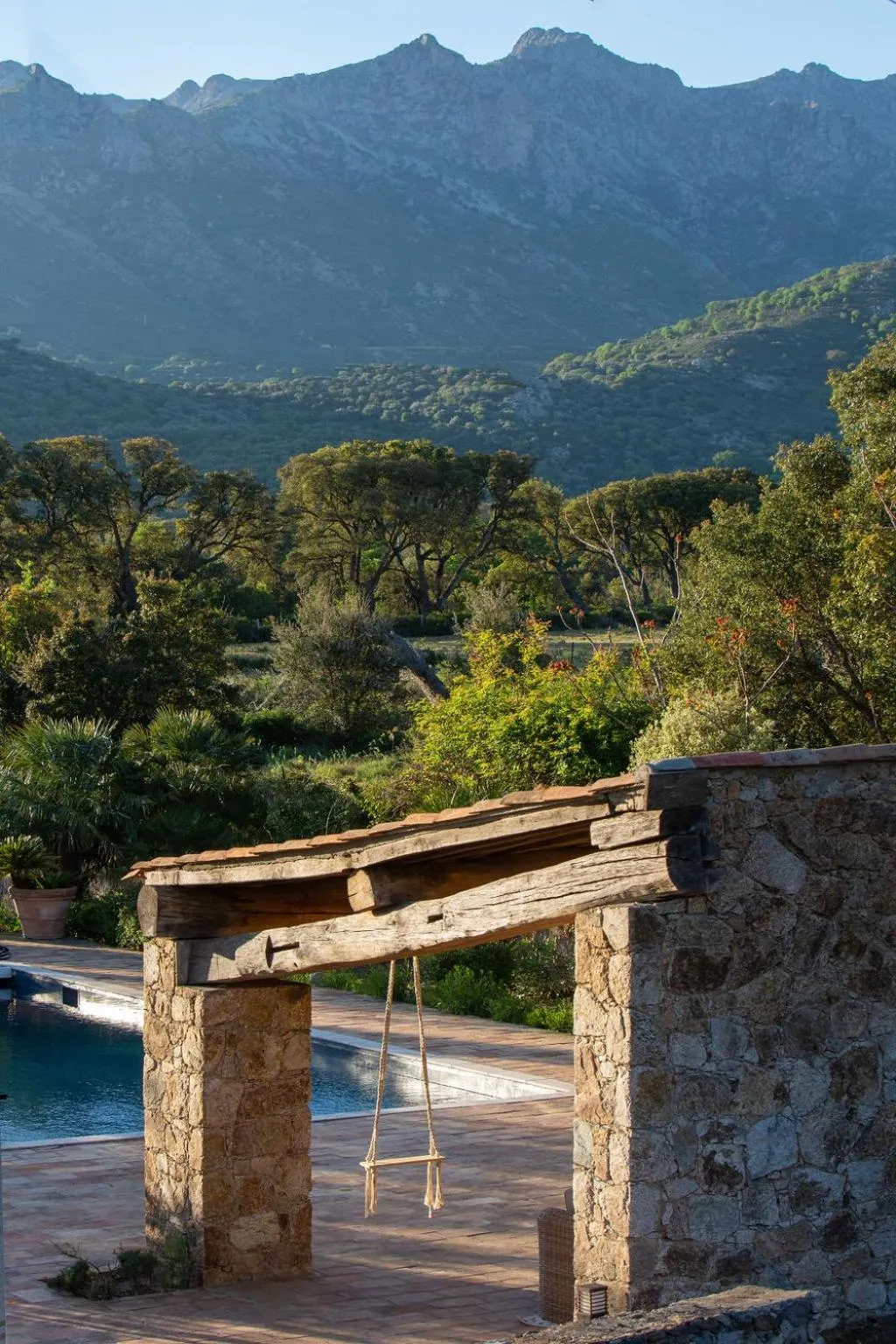 Natural landscape in Domaine du Reginu