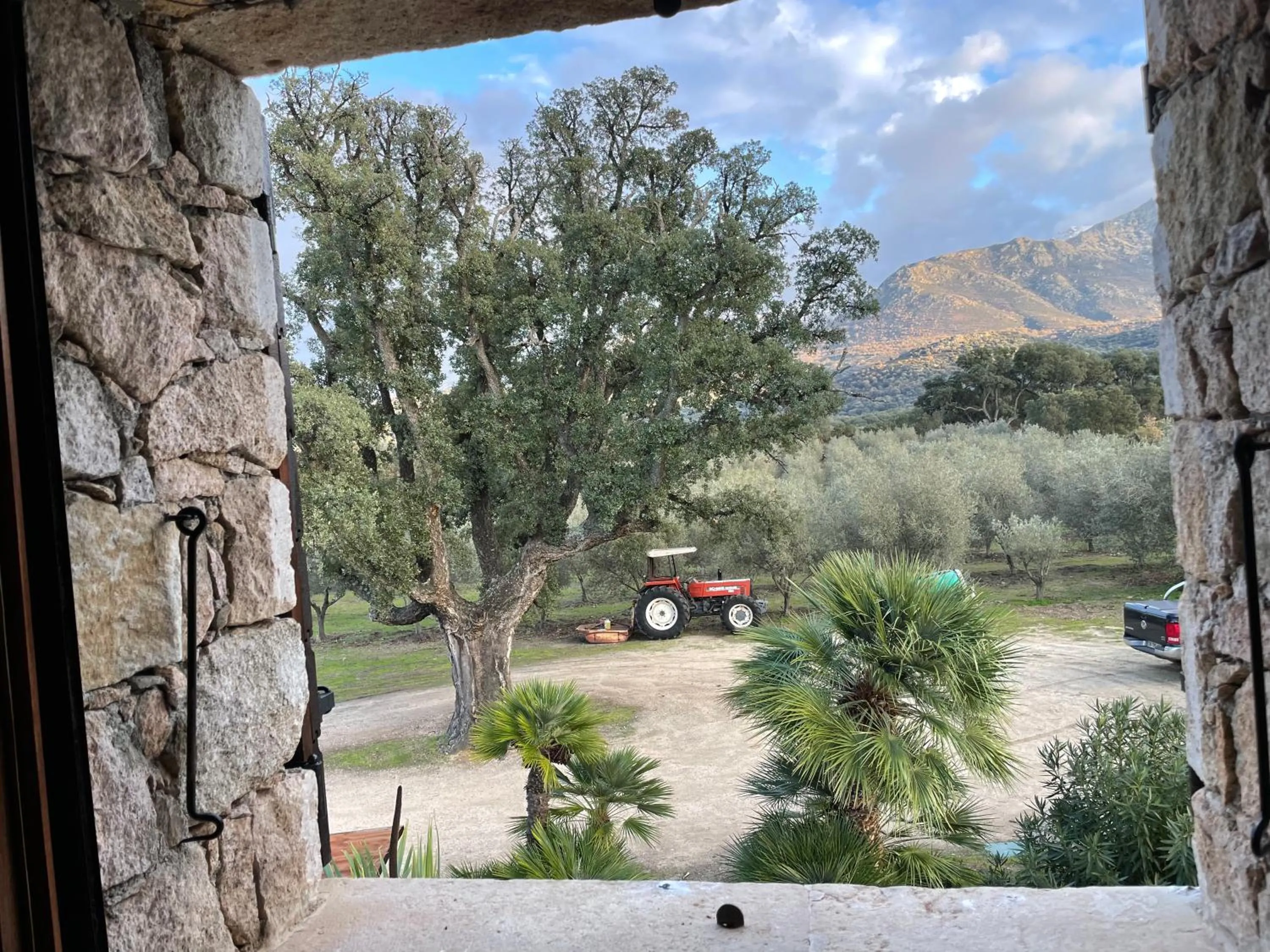 Natural landscape in Domaine du Reginu