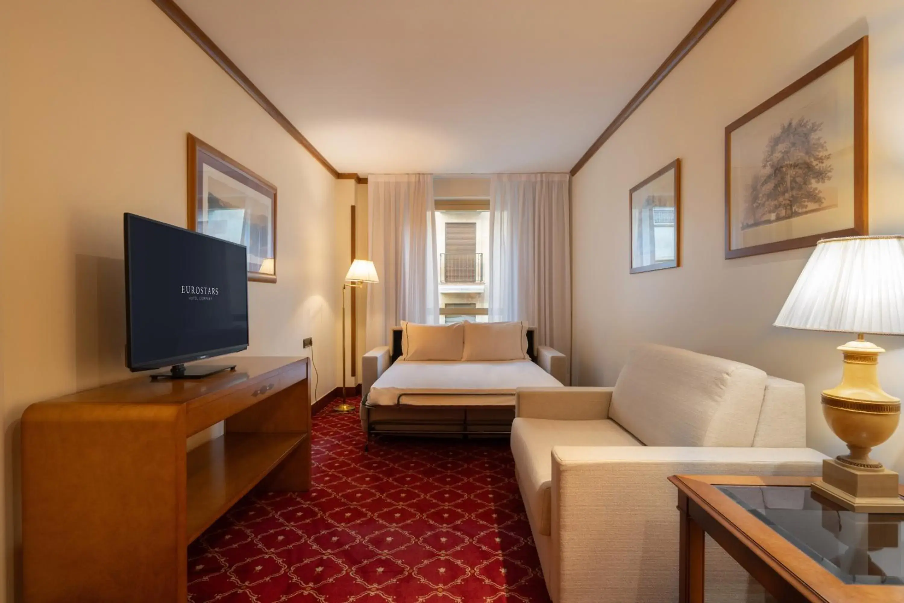 Living room, Bed in Eurostars Las Claras Living room, Bed in Eurostars Las Claras