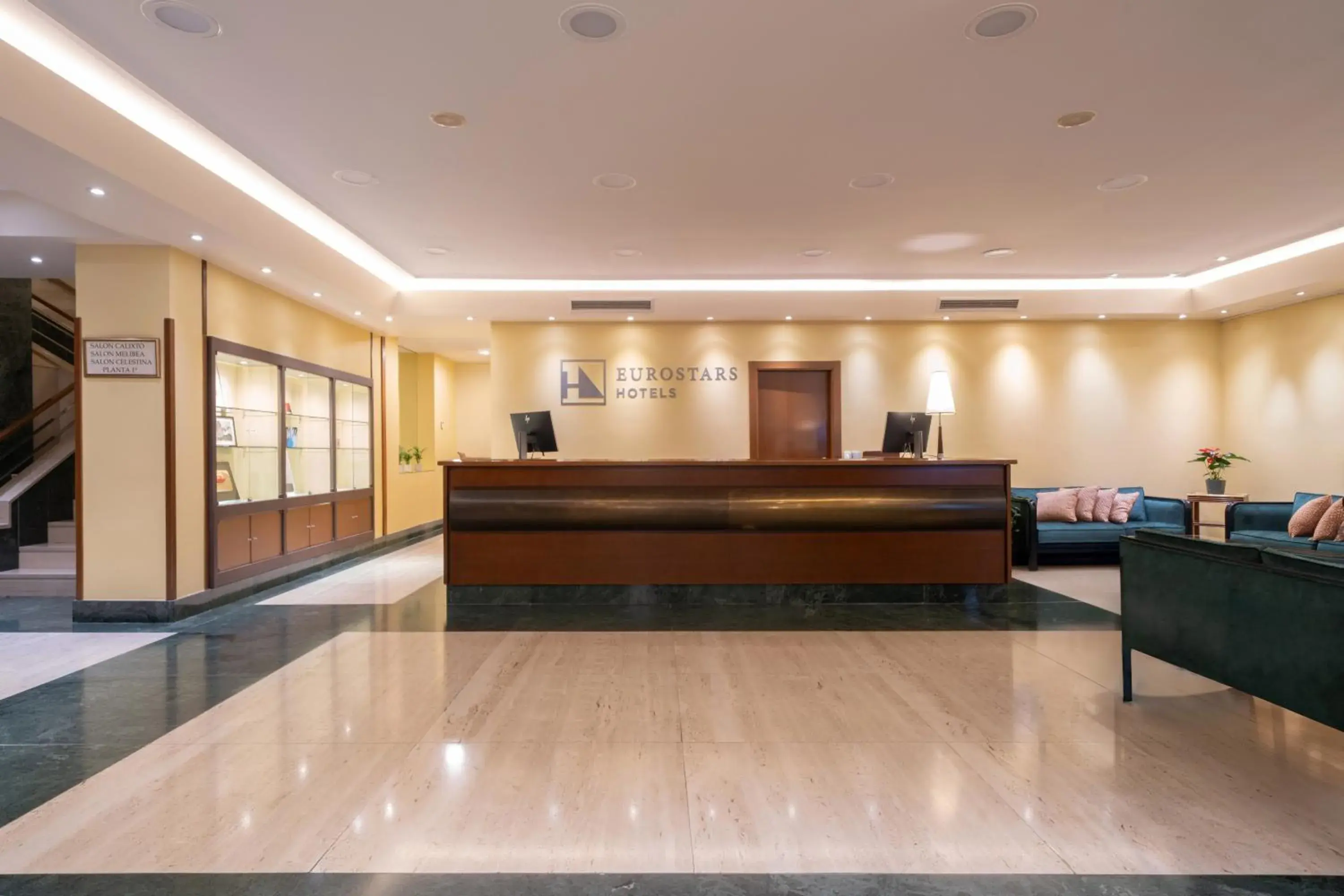 Lobby or reception in Eurostars Las Claras Lobby or reception in Eurostars Las Claras