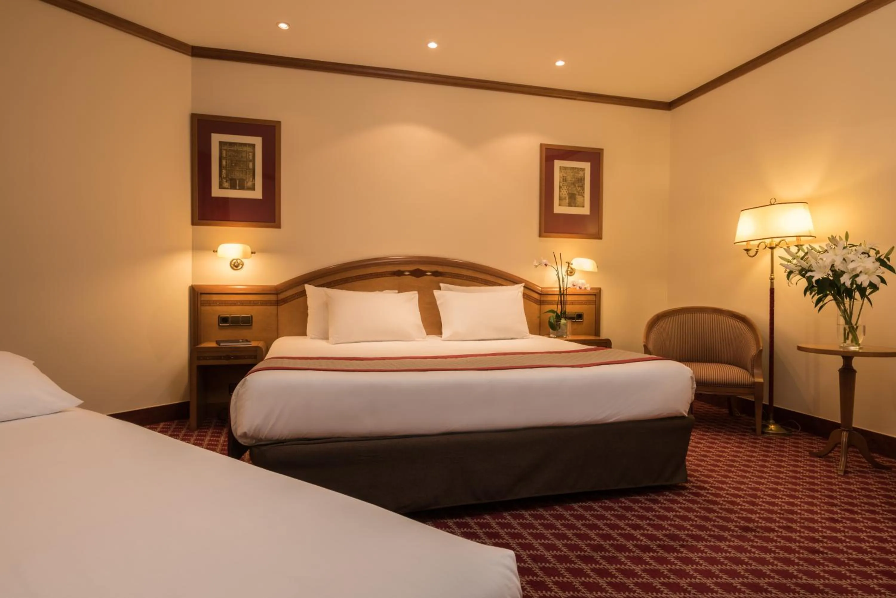 Bed in Eurostars Las Claras