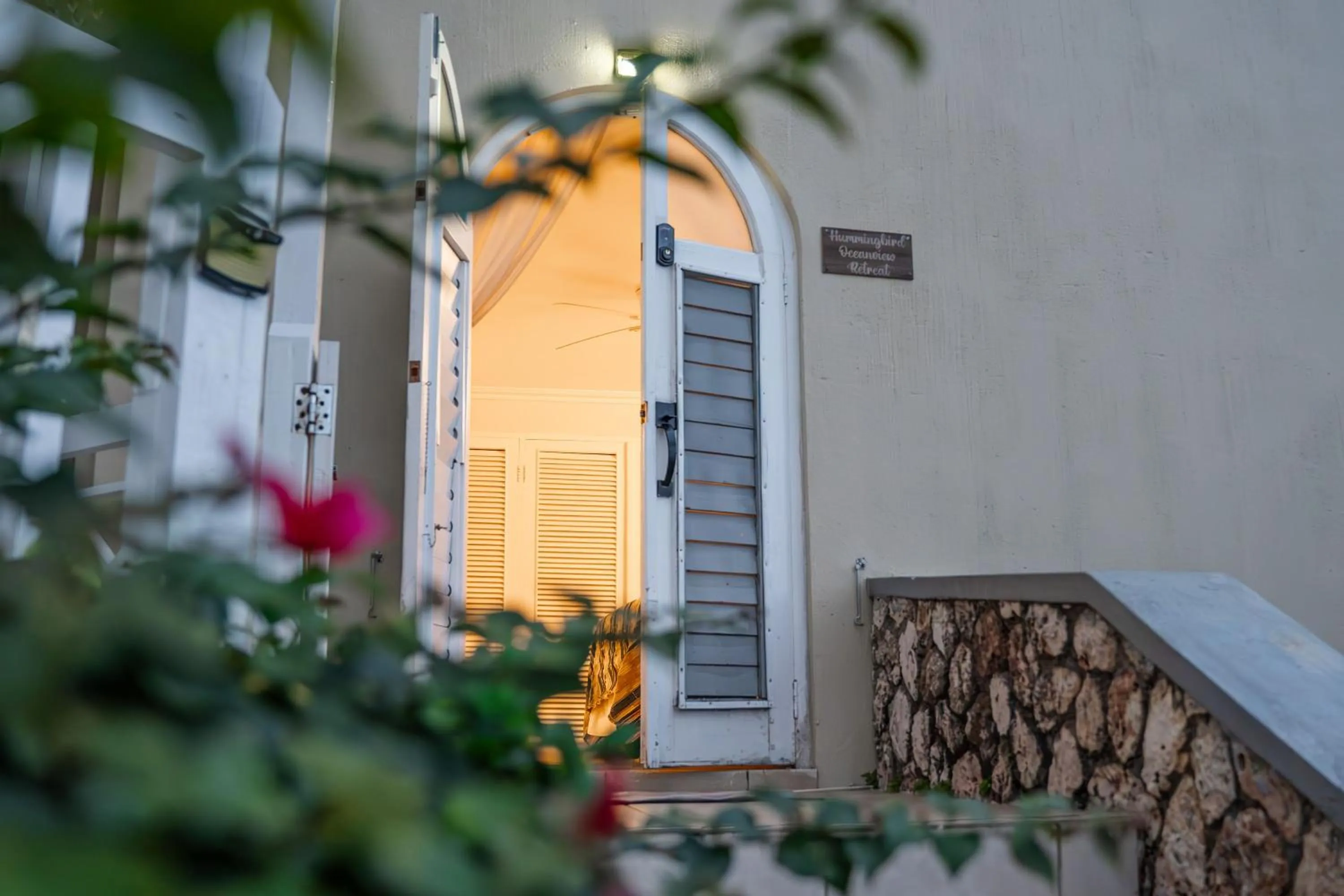 Facade/entrance in Hummingbird Retreat - Luxury Oceanview Apt, 7-Minute Walk to Beach